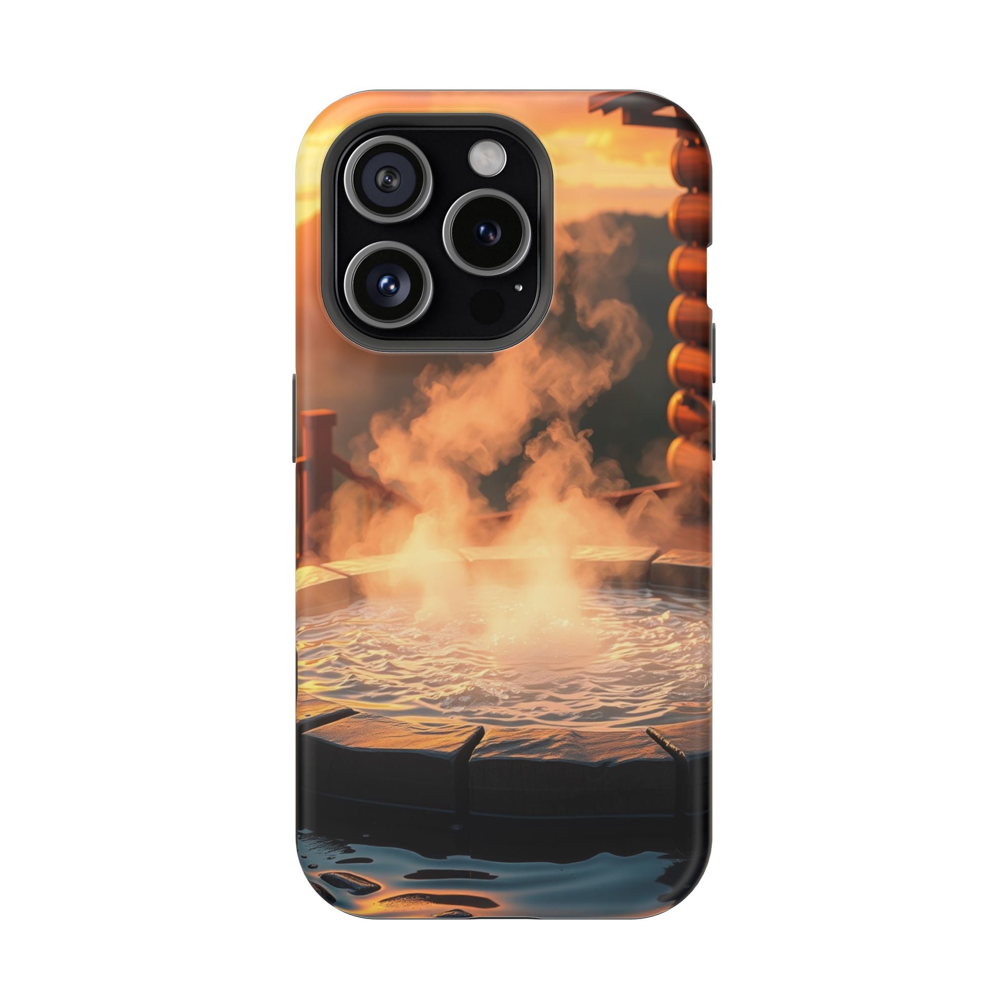 iPhone Hot Spring Steam Enchanted Art Slim Everyday Designer Case · iPhone Case