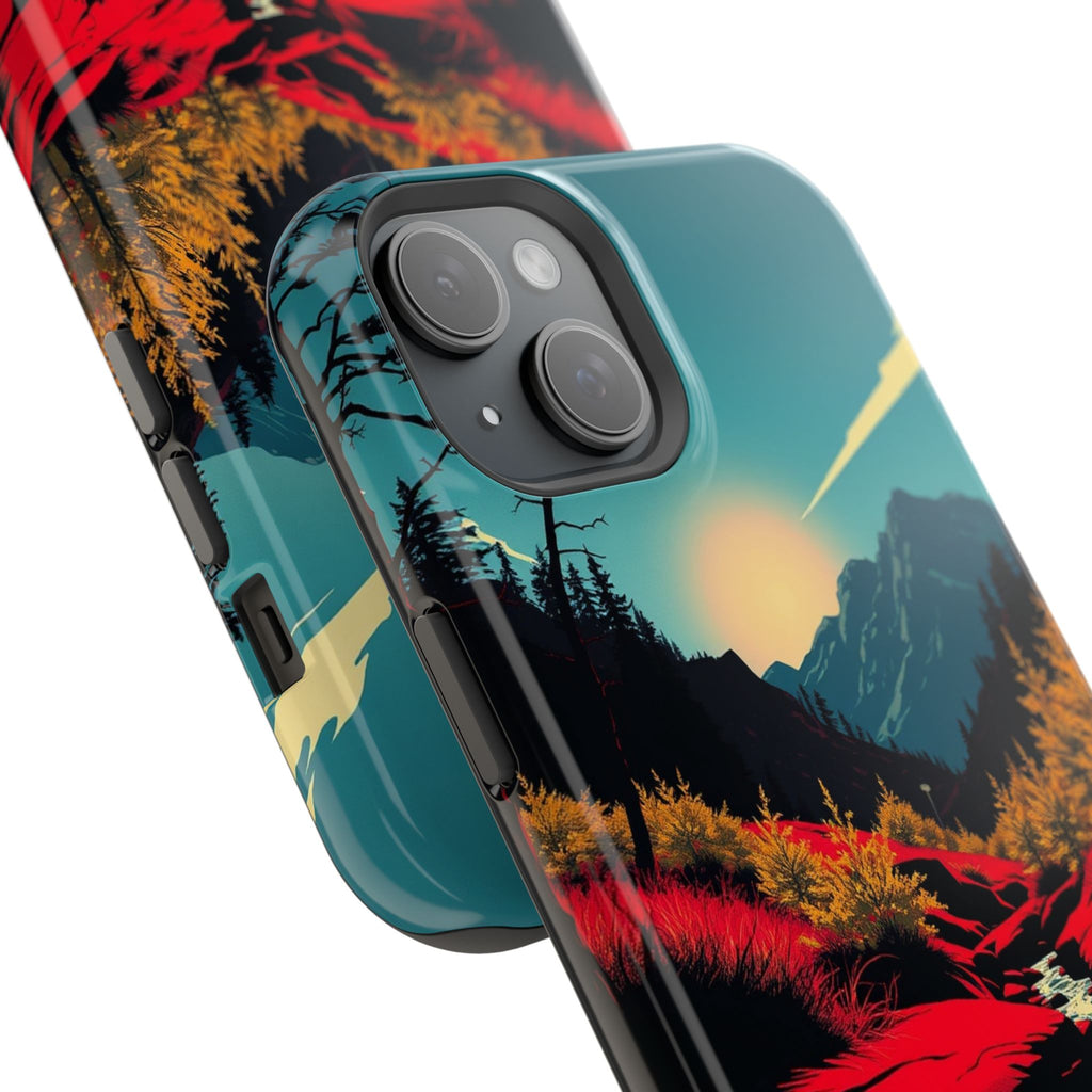 iPhone Earthy Spring Creek Design Bold Modern Everyday Snap Case · iPhone Case