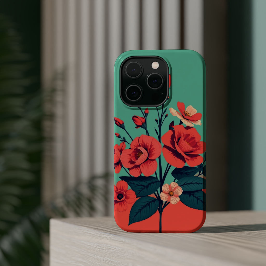 iPhone Pin-up Floral Cinematic Art Bold Modern Everyday Snap Case · iPhone Case