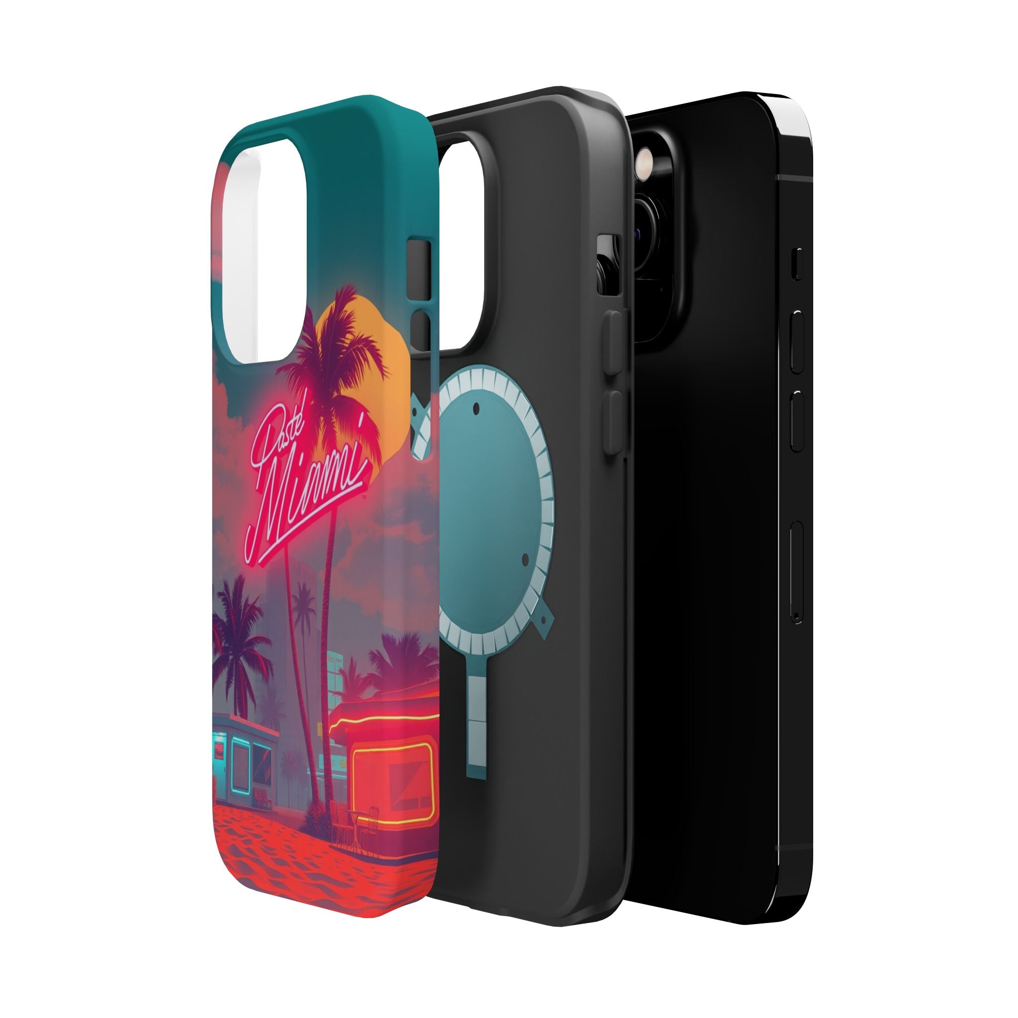 iPhone 1980s Pastel Miami Enchanted Art Slim Everyday Designer Case · iPhone Cas