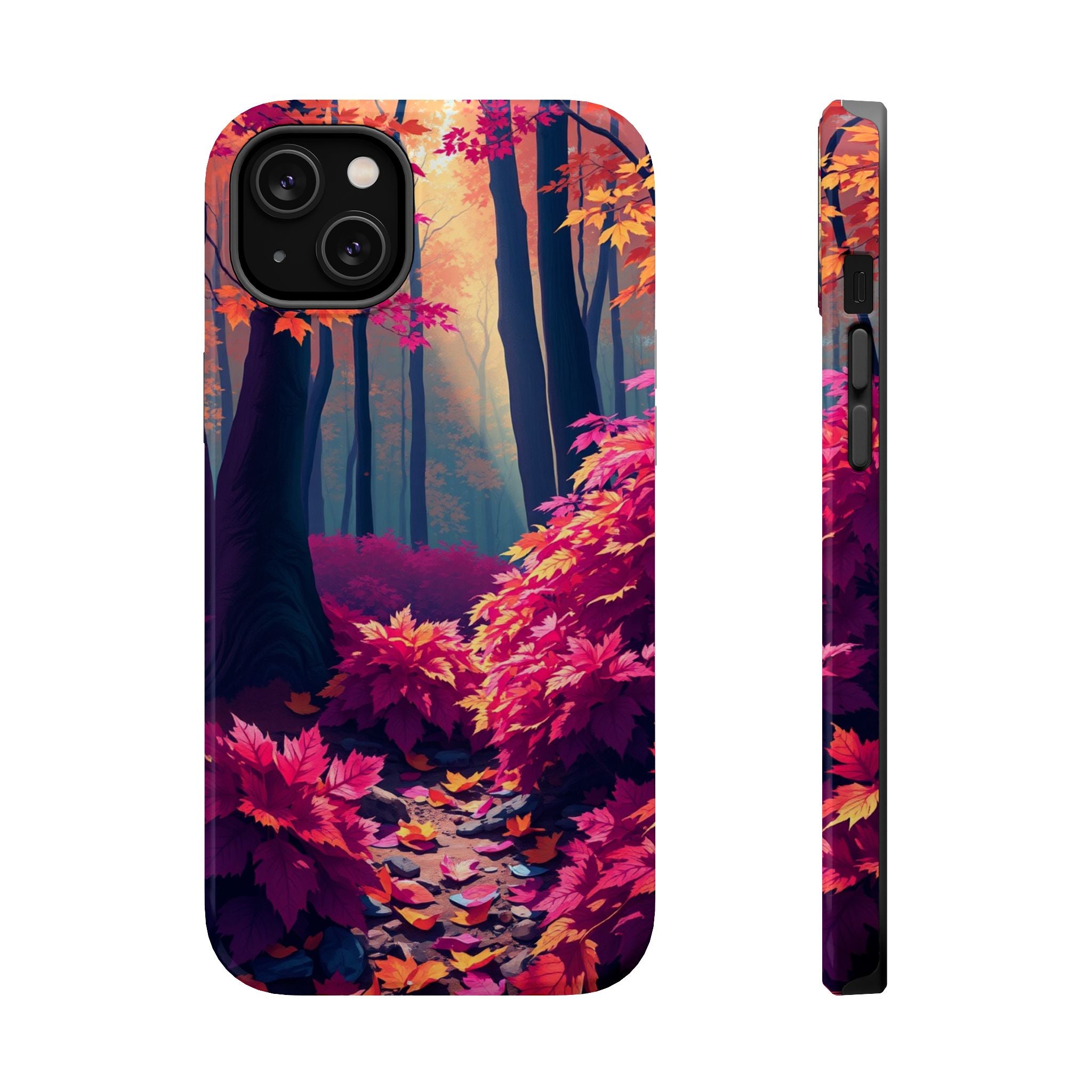 iPhone Earthy Autumn Forest Floor Design Slim Everyday iPhone Designer · iPhone