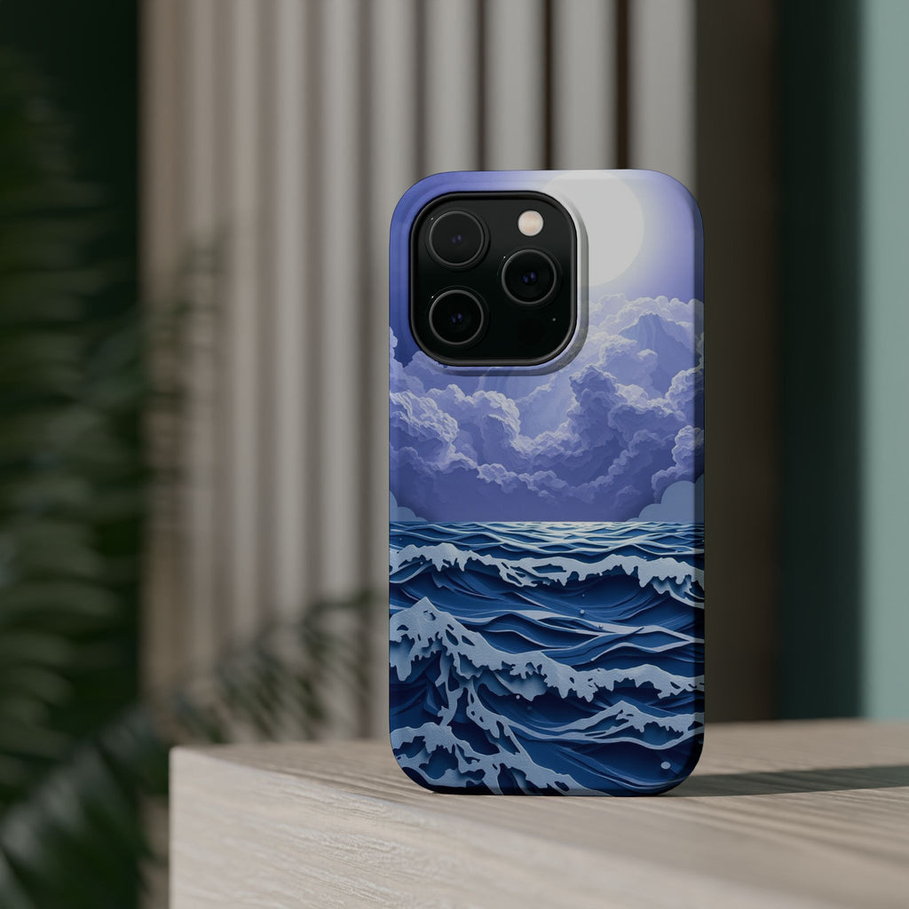 iPhone Storm at Sea Enchanted Art Bold Modern Everyday Snap Case · iPhone Case