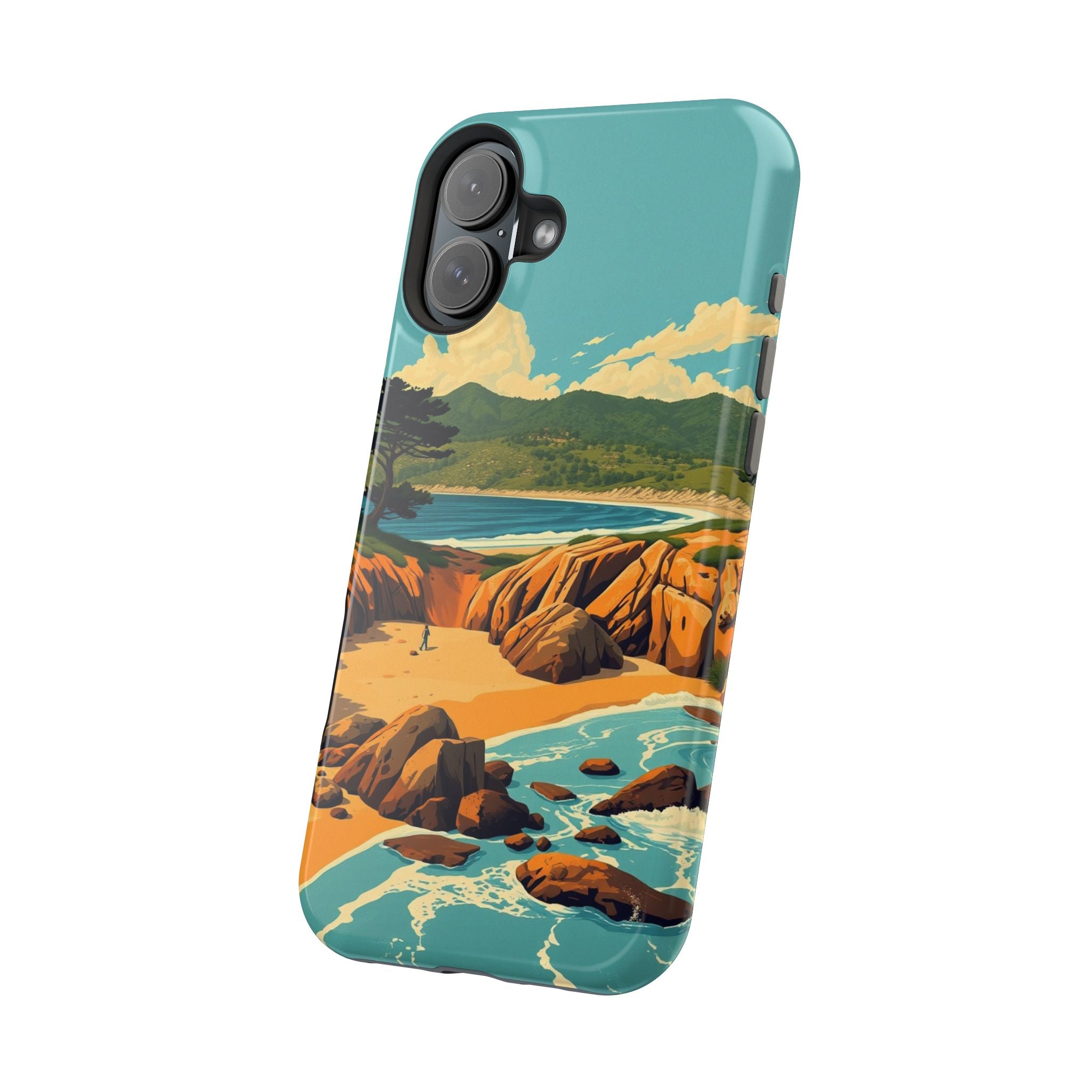 iPhone Pebble Beach Vintage Retro Poster Slim Everyday iPhone Designer · iPhone