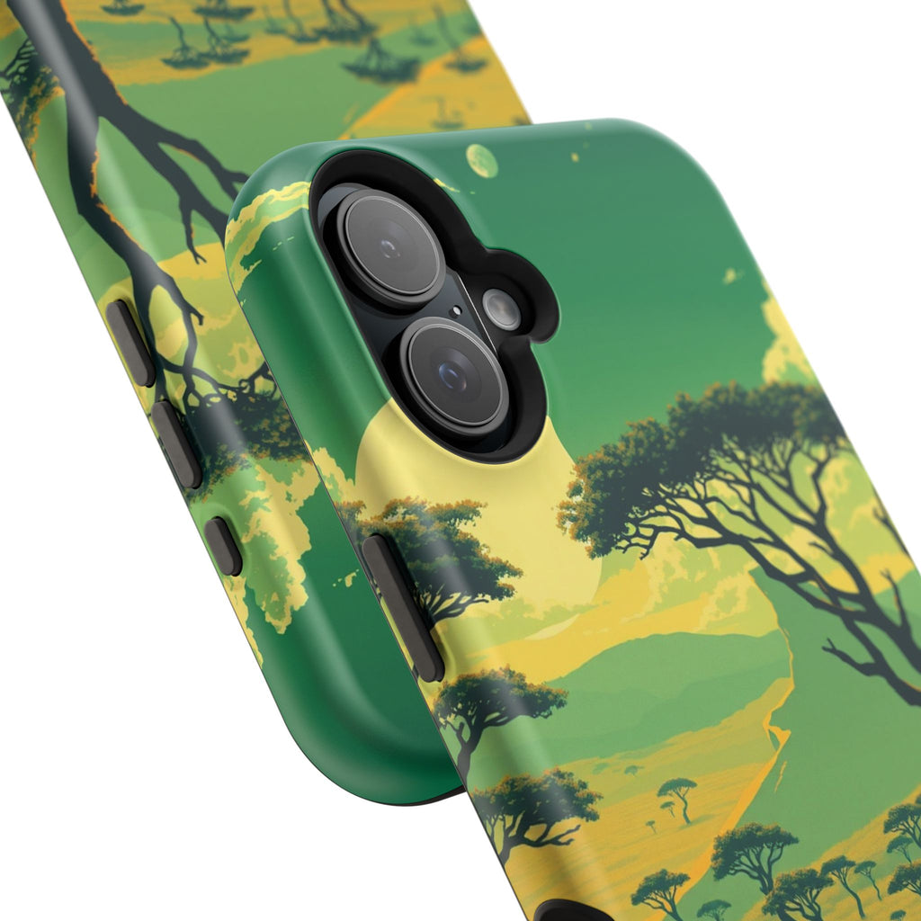 iPhone Savanna Horizon Pixel Art -Bit Slim Everyday Designer Case · iPhone Case