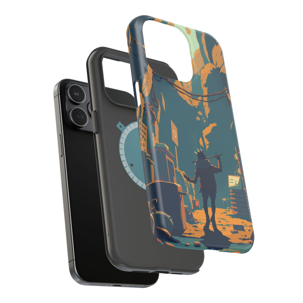 iPhone Mustard And Rust Unhinged in a Cute Way Soft Finish Everyday Case · iPhon
