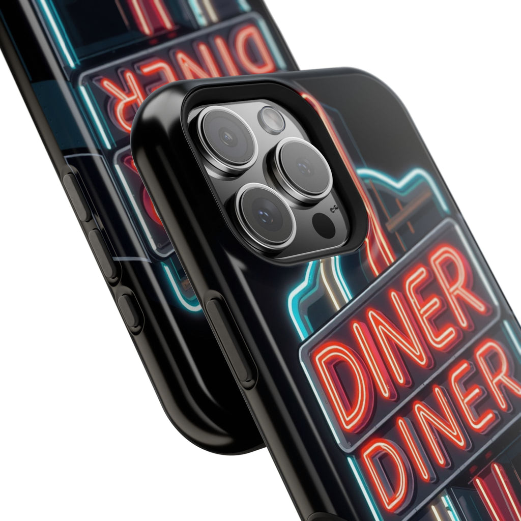 iPhone Neon Diner Sign Electric Art Slim Everyday Designer Case · iPhone Case