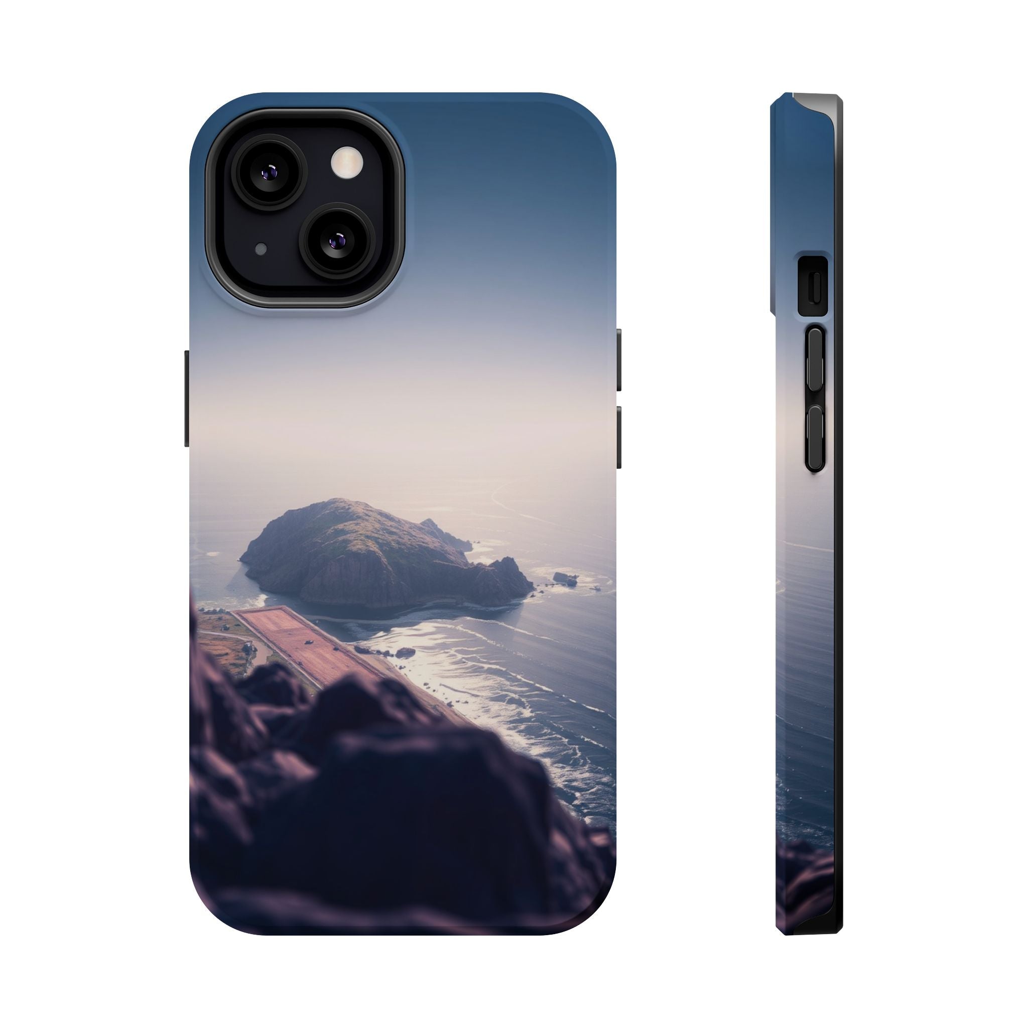 iPhone Shoreline Aerial Enchanted Art Slim Everyday Designer Case · iPhone Case
