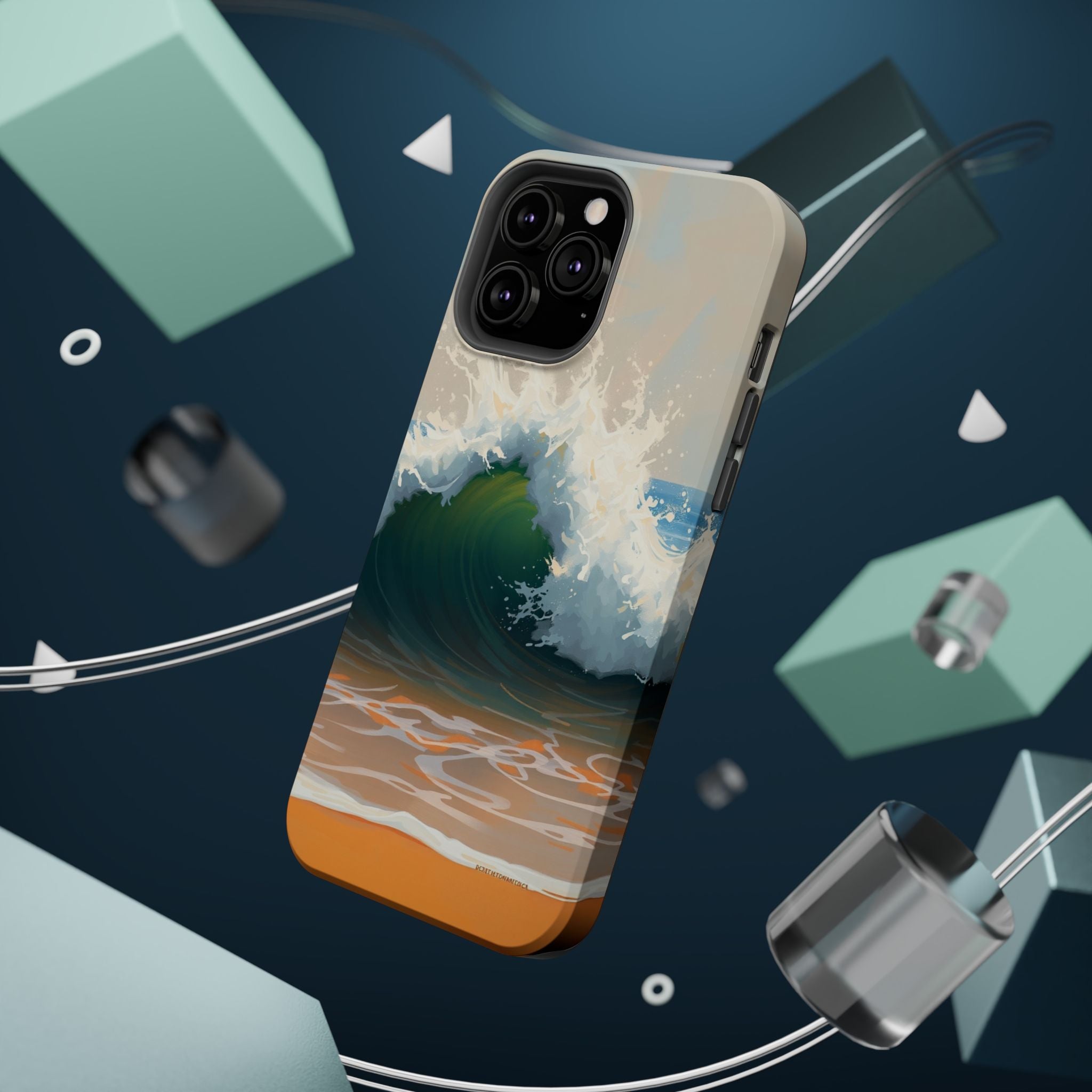 iPhone Radiant Ocean Wave Crash Design Slim Everyday Designer Case · iPhone Case