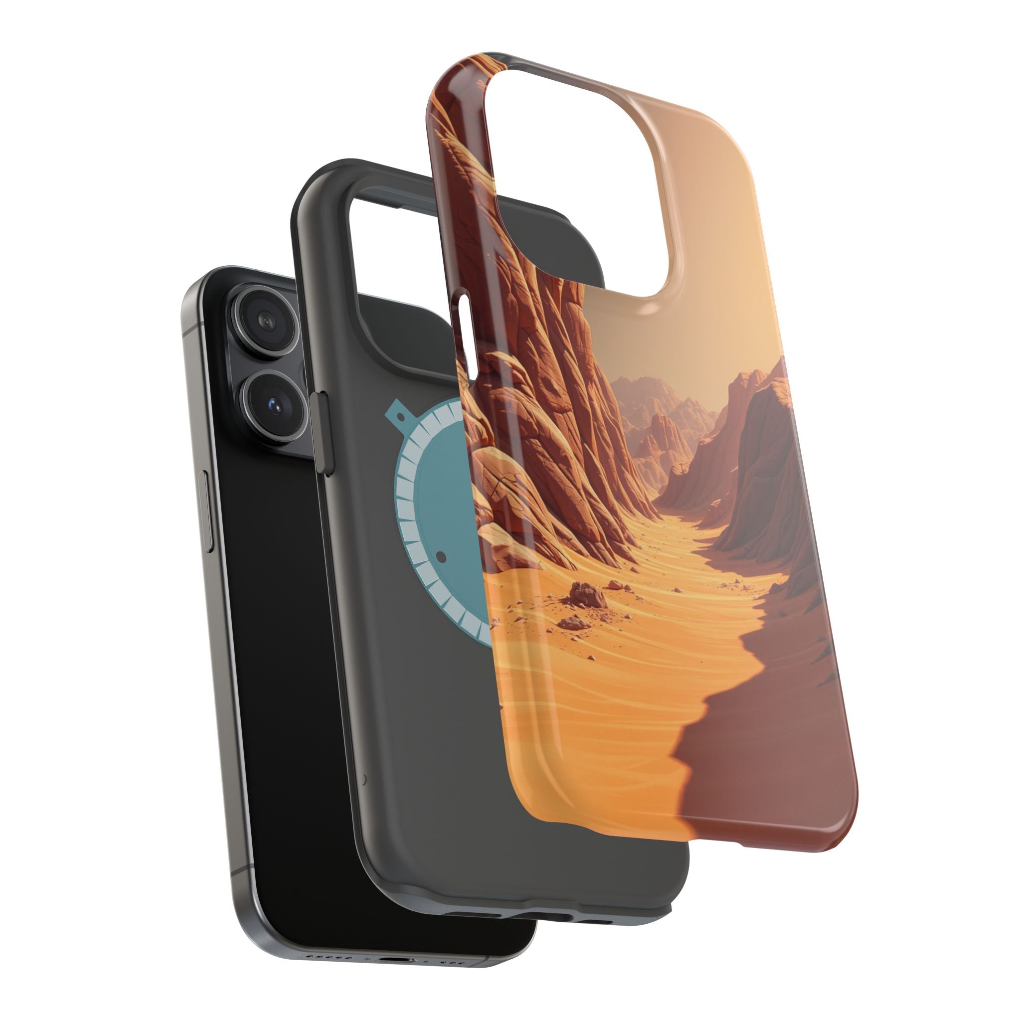 iPhone Burnt Orange And Sand Valley Floor Slim iPhone 20 Everyday · iPhone Case