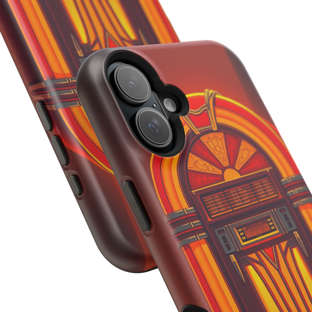 iPhone Jukebox Glow Pop Art Bold Bold Modern Everyday Snap Case · iPhone Case