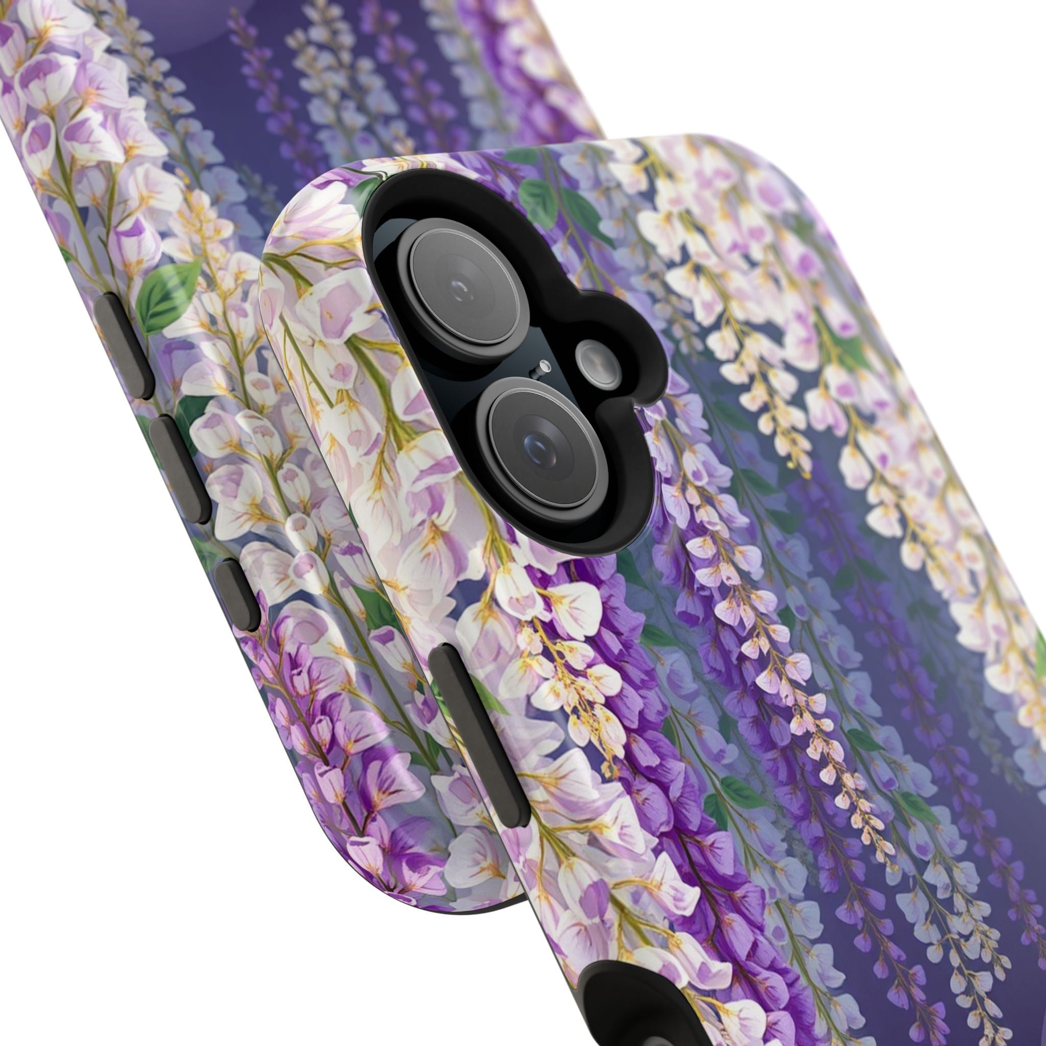 iPhone Mint And Blush Wisteria Cascade Slim Everyday Designer Case · iPhone Case
