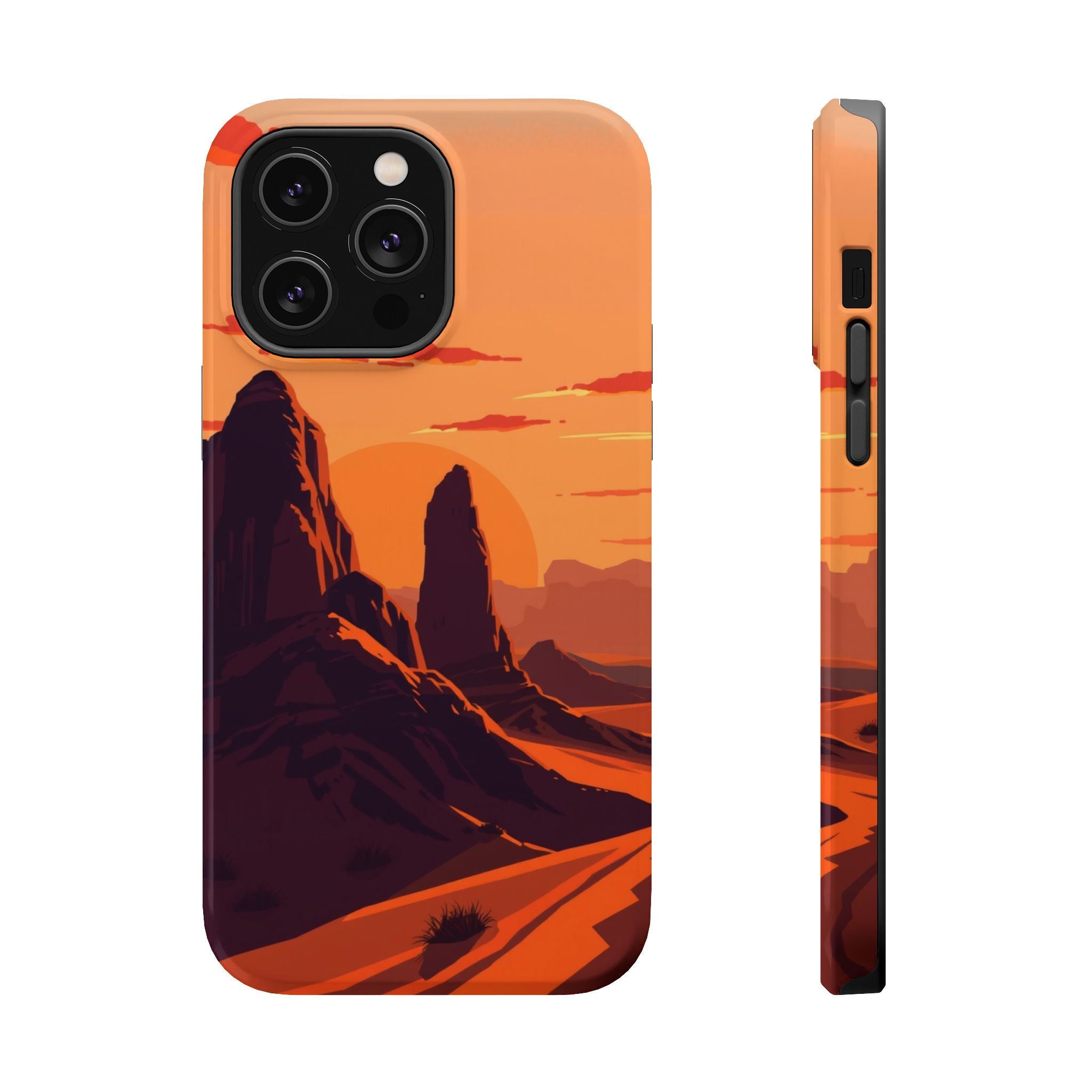 iPhone Vibrant Mesa Sunset Design 13 Slim Everyday Designer Case · iPhone Case