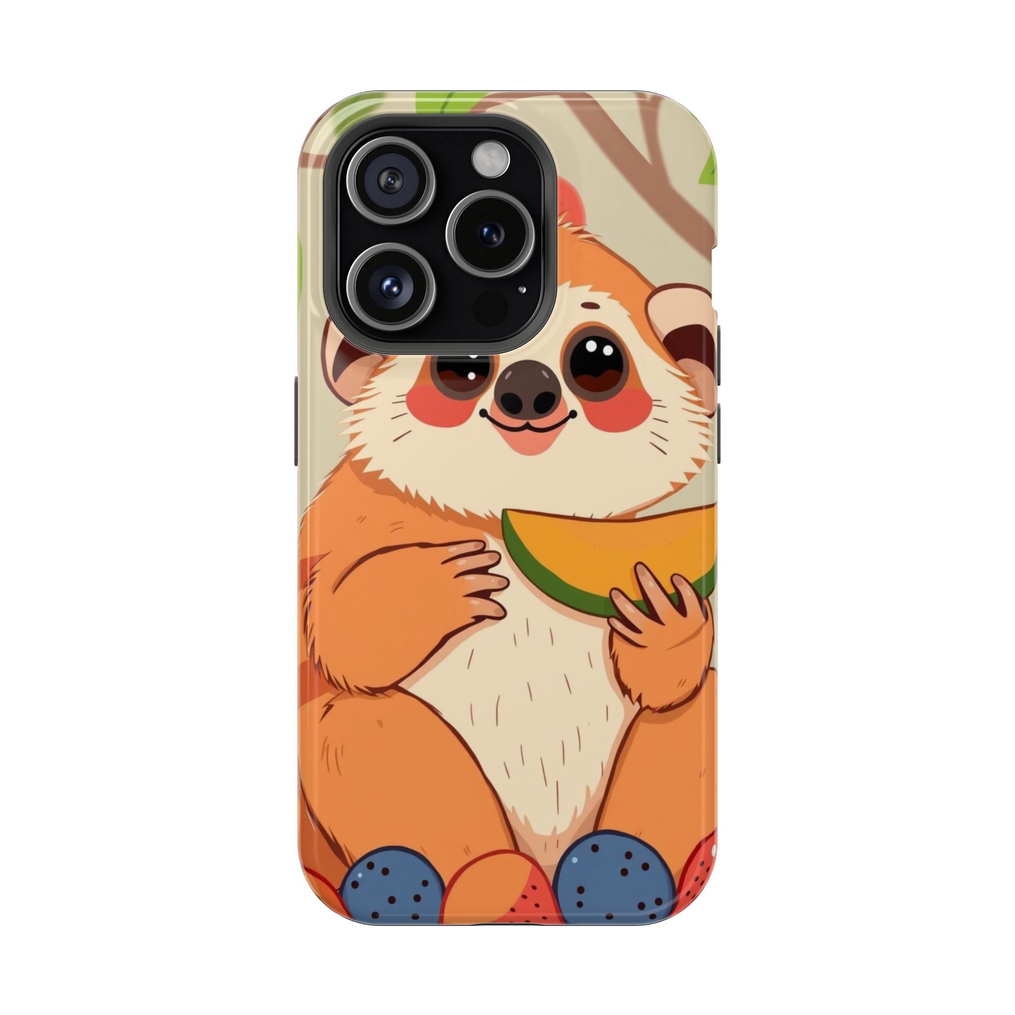 iPhone Slow Loris with Fruit Kids Fun iPhone Phone Case Gift Slim · iPhone Case