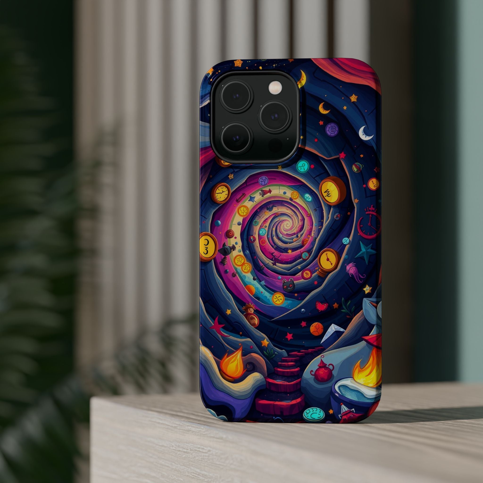 iPhone Time Portal Swirl Kids Fun iPhone Phone Case Gift Clean Minimal · iPhone