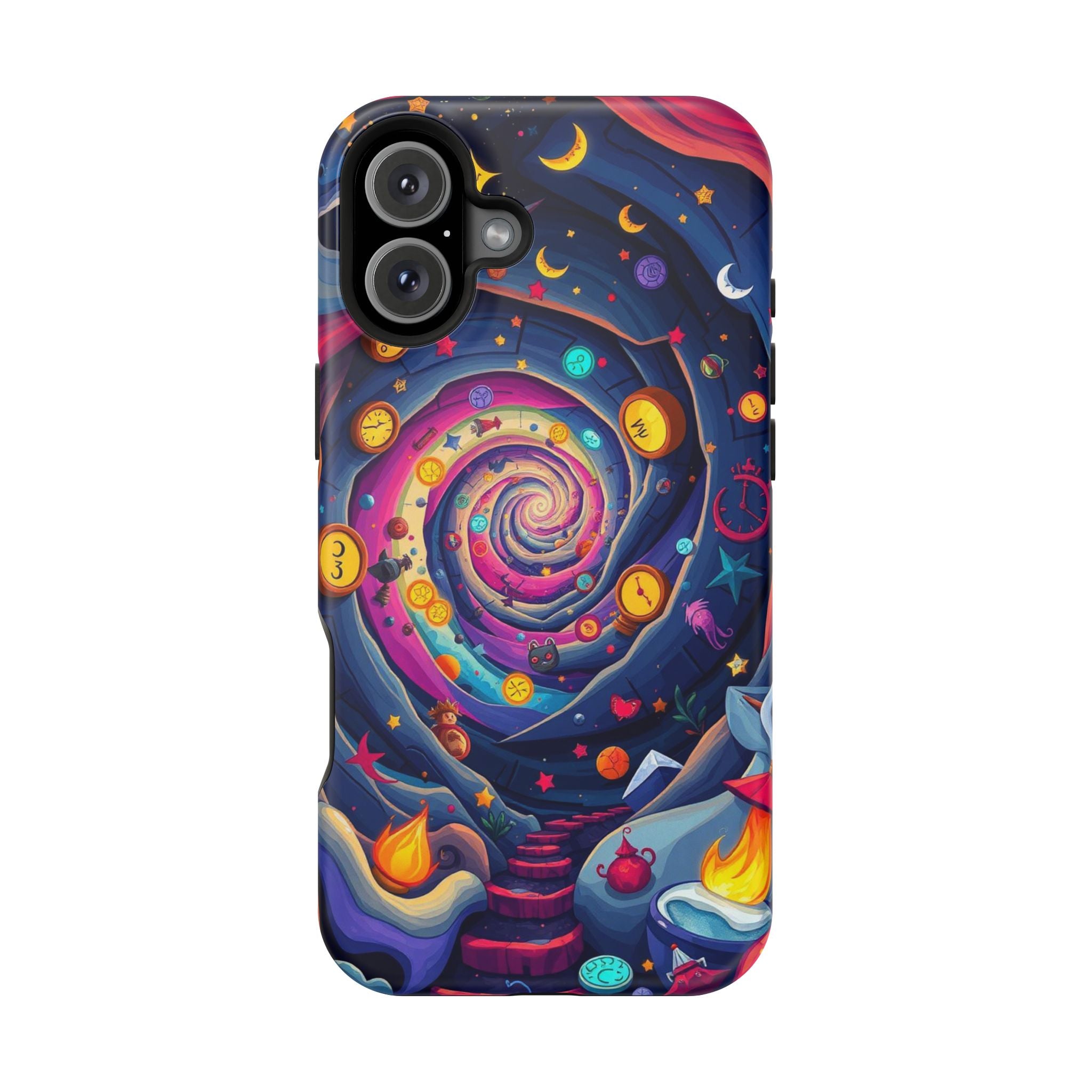 iPhone Time Portal Swirl Kids Fun iPhone Phone Case Gift Clean Minimal · iPhone