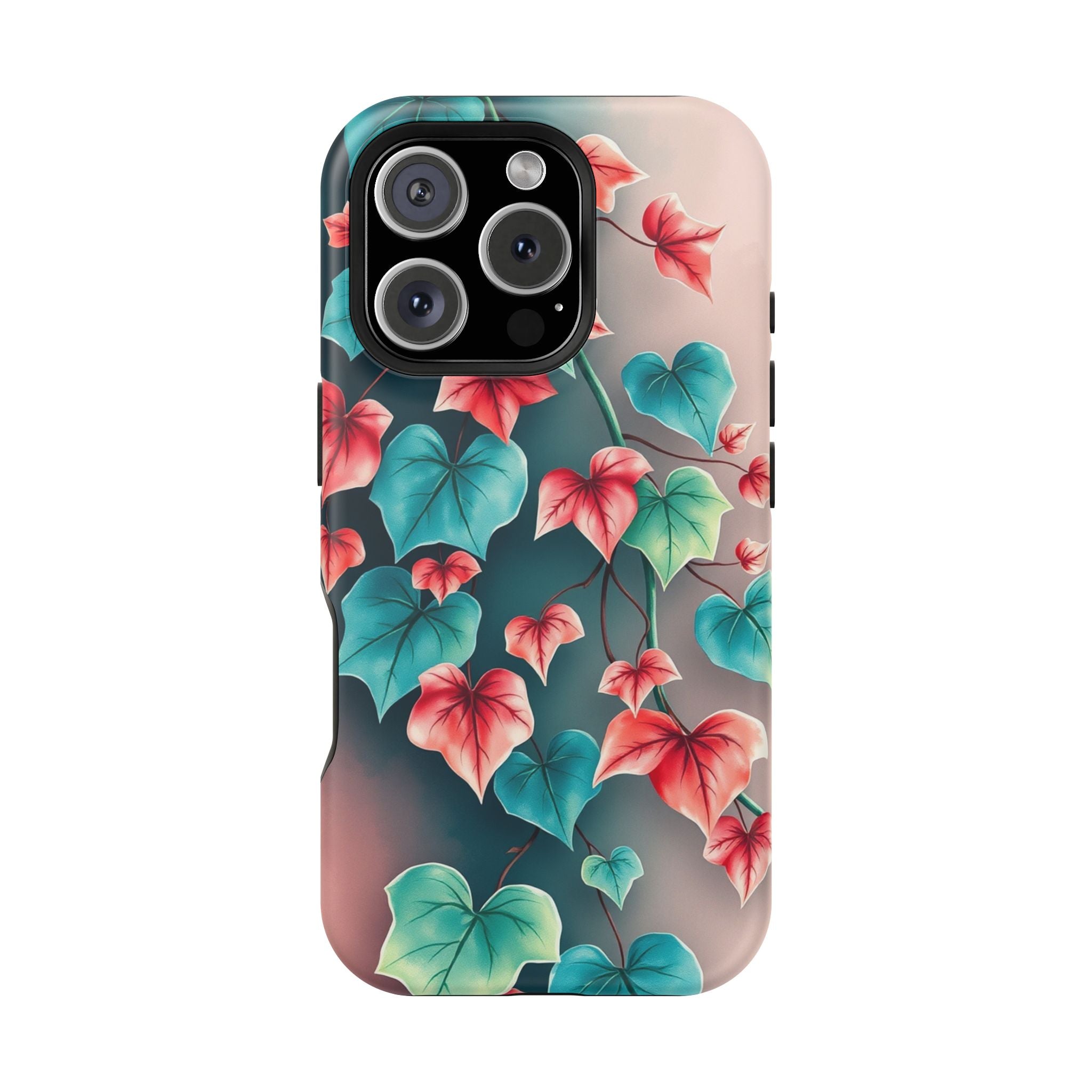 iPhone Art Nouveau Vine Teal And Coral Slim Snap Case · iPhone Case