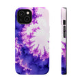 iPhone Lavender And Pearl Fractal Zoom Slim Everyday Designer Case · iPhone Case