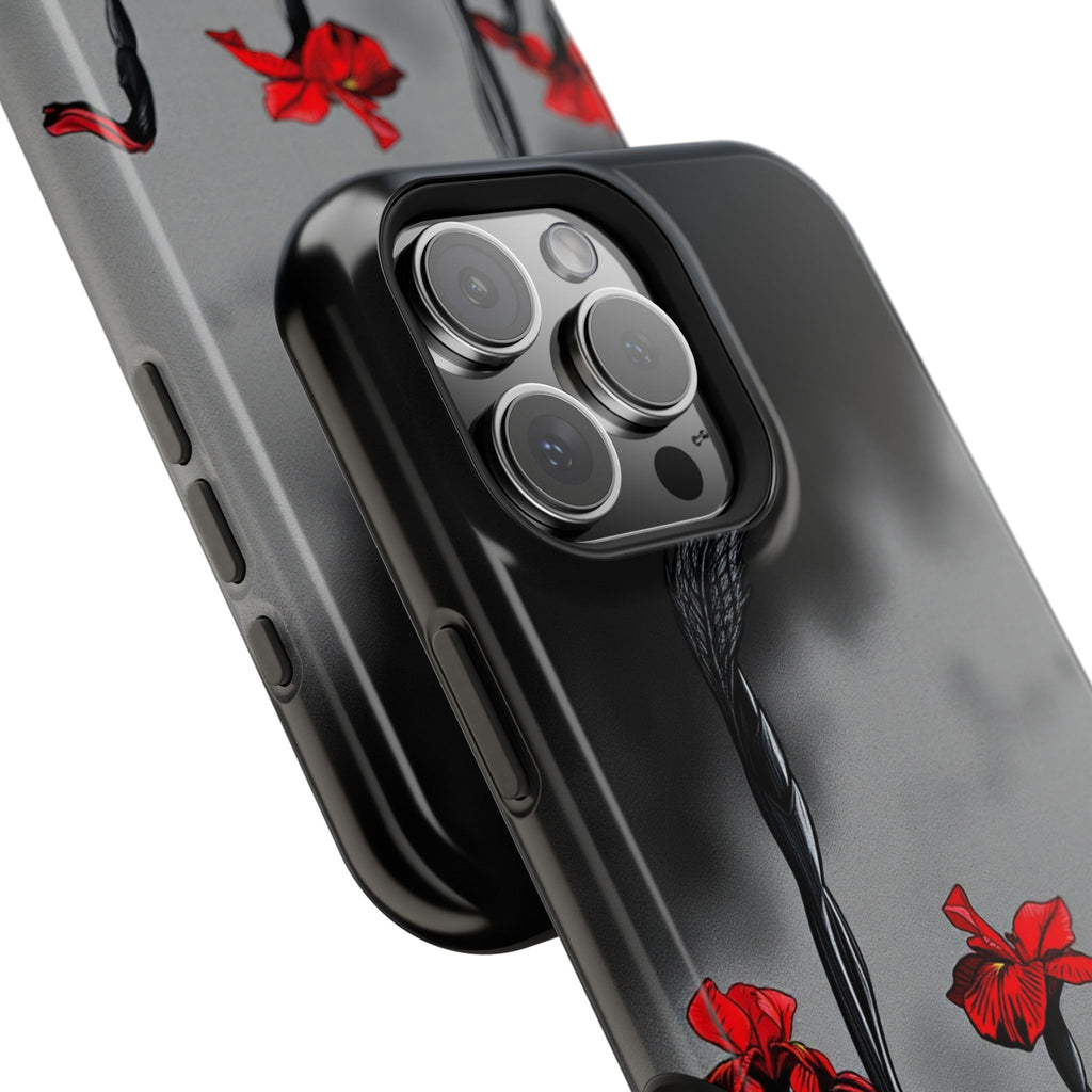 iPhone Iris Garden Cinematic Art Soft Finish Everyday Cas Slim Snap Case · iPhon