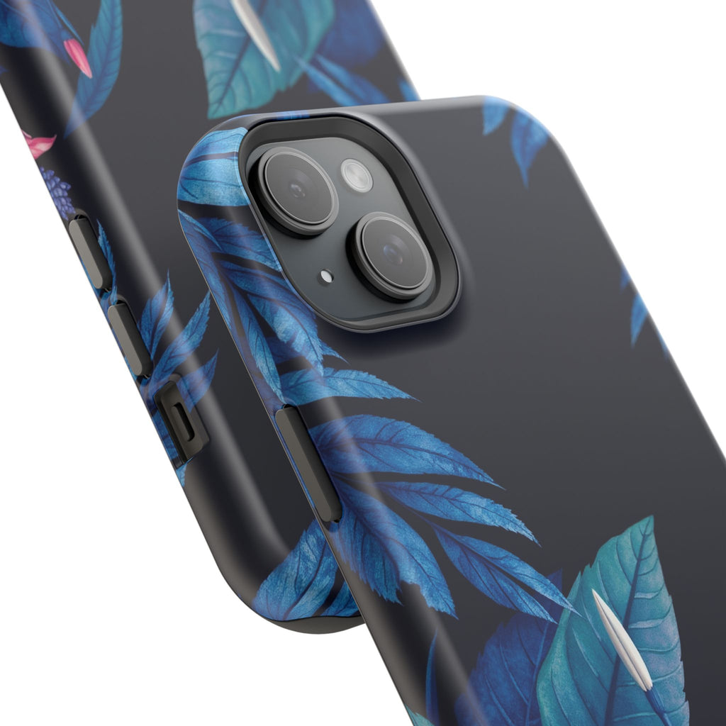 iPhone Serene Jungle Floral Design Clean Minimal Snap Cas Slim Snap Case · iPhon