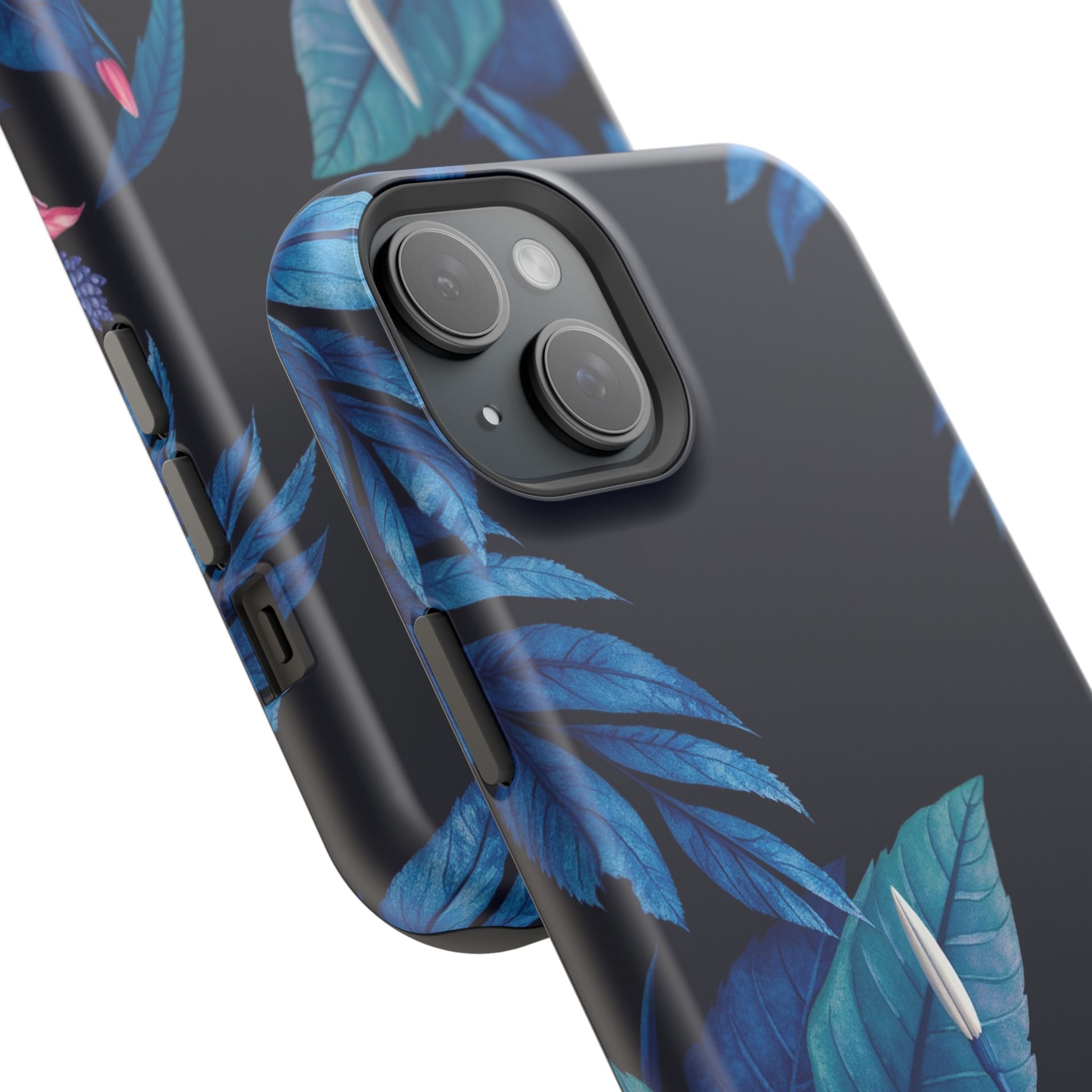 iPhone Serene Jungle Floral Design Clean Minimal Snap Cas Slim Snap Case · iPhon