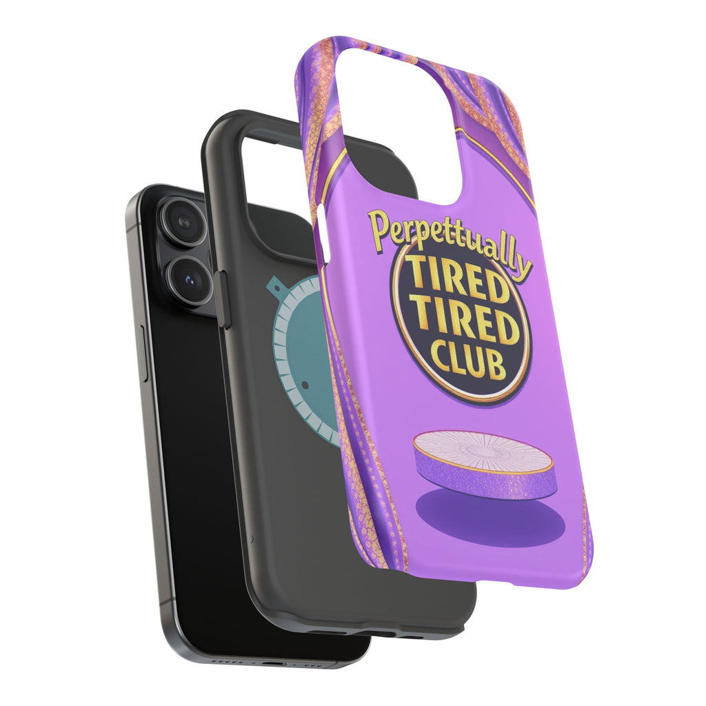 iPhone Perpetually Tired Club Bold Art Slim Everyday Designer Case · iPhone Case