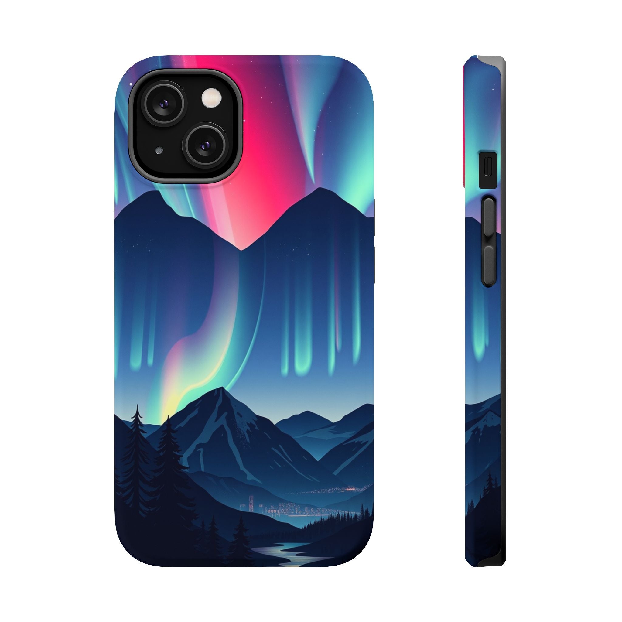 iPhone Dreamy Northern Lights Design Slim Everyday Designer Case · iPhone Case