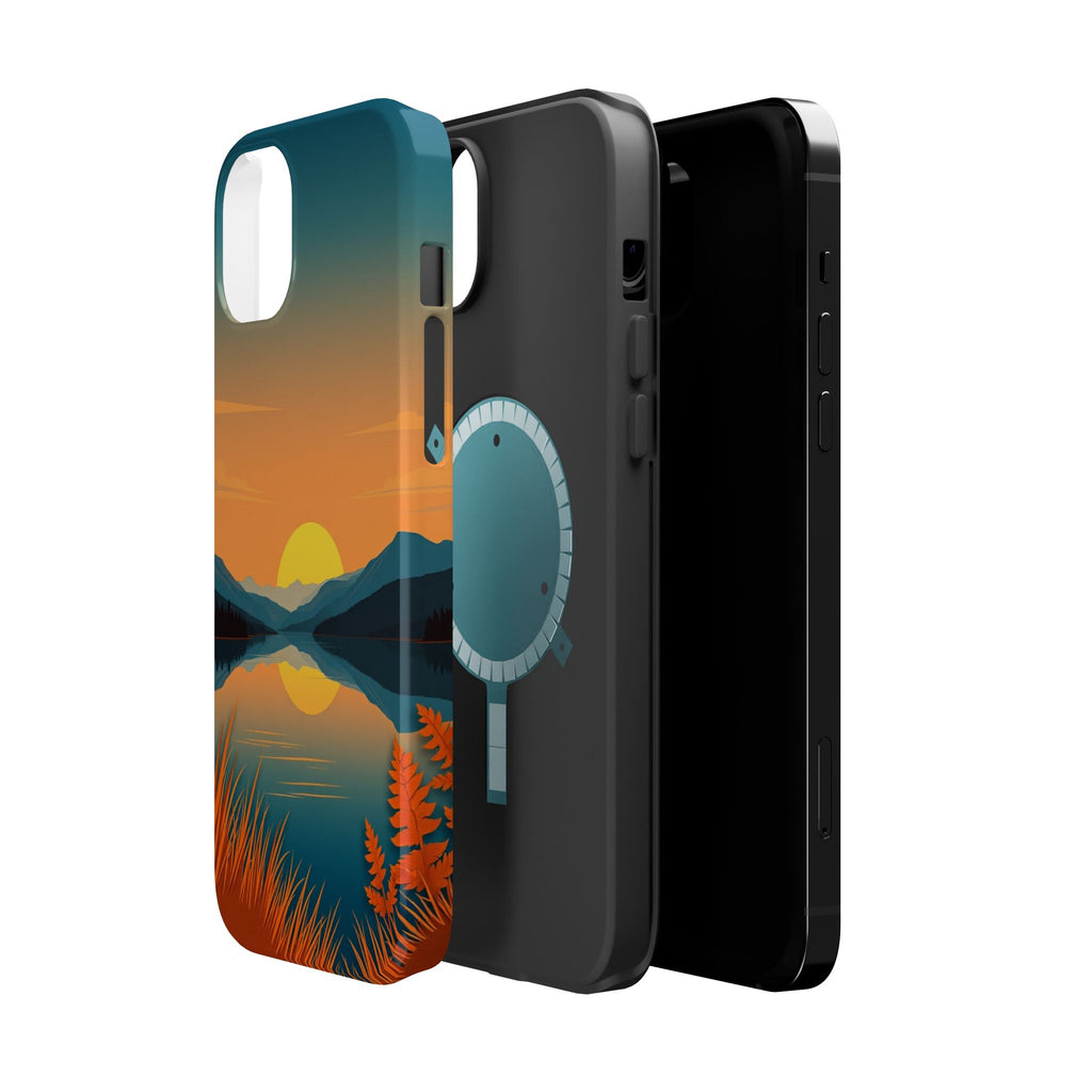 iPhone Lake at Twilight Cinematic Art Slim Everyday Designer Case · iPhone Case