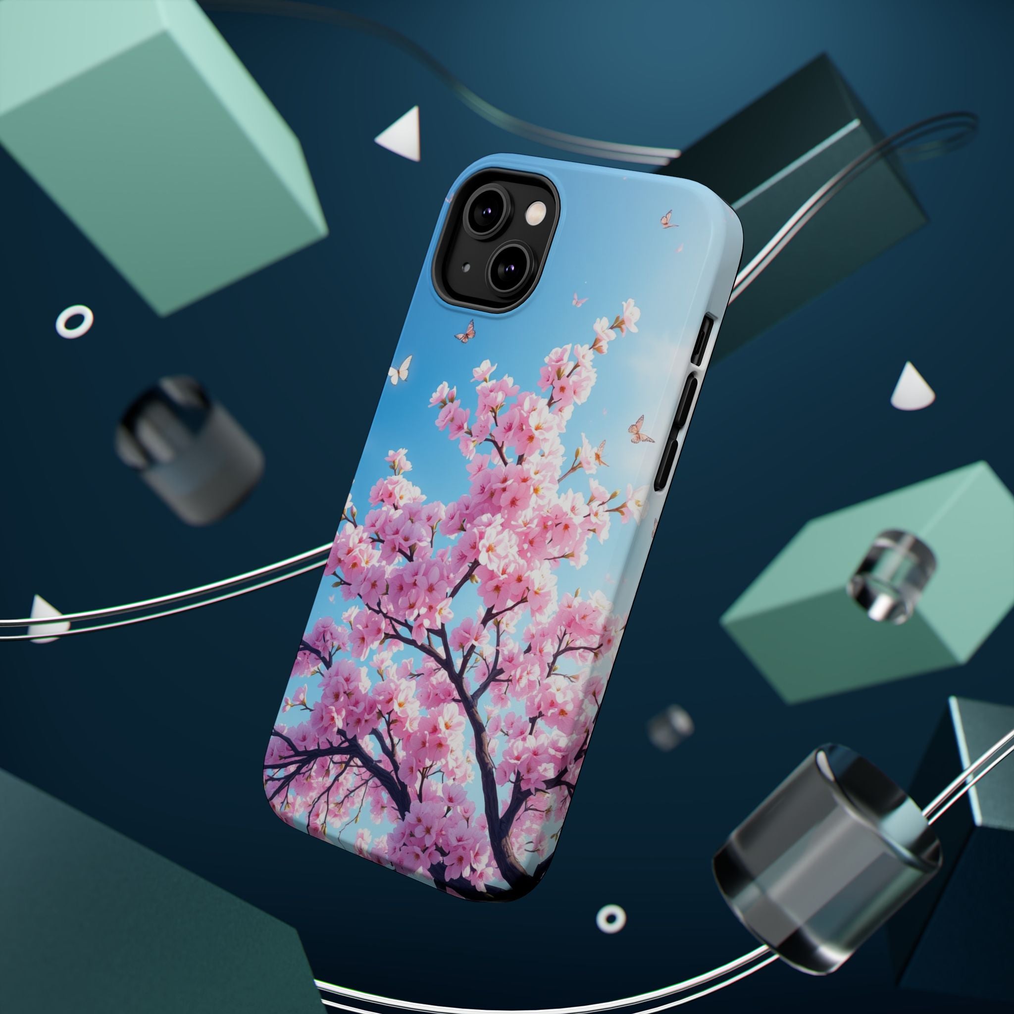 iPhone Cherry Blossom Floral Slim Everyday Designer Case · iPhone Case