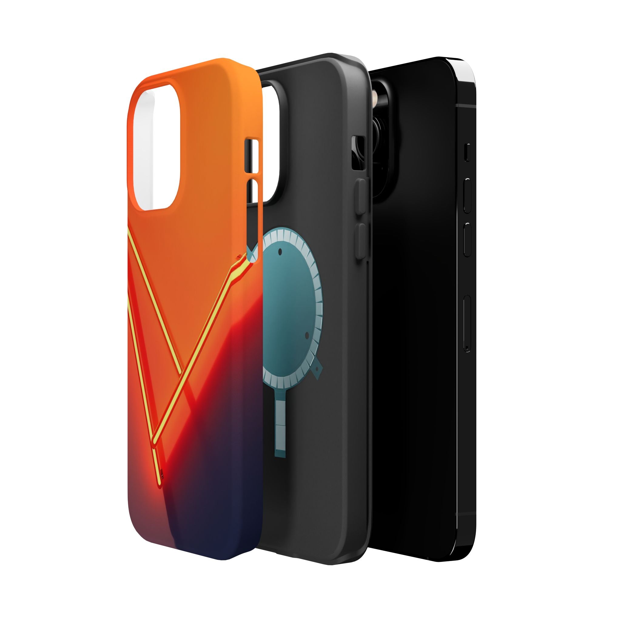 iPhone Neon Geometry Vibrant Watercolor Slim Everyday iPhone Designer · iPhone C