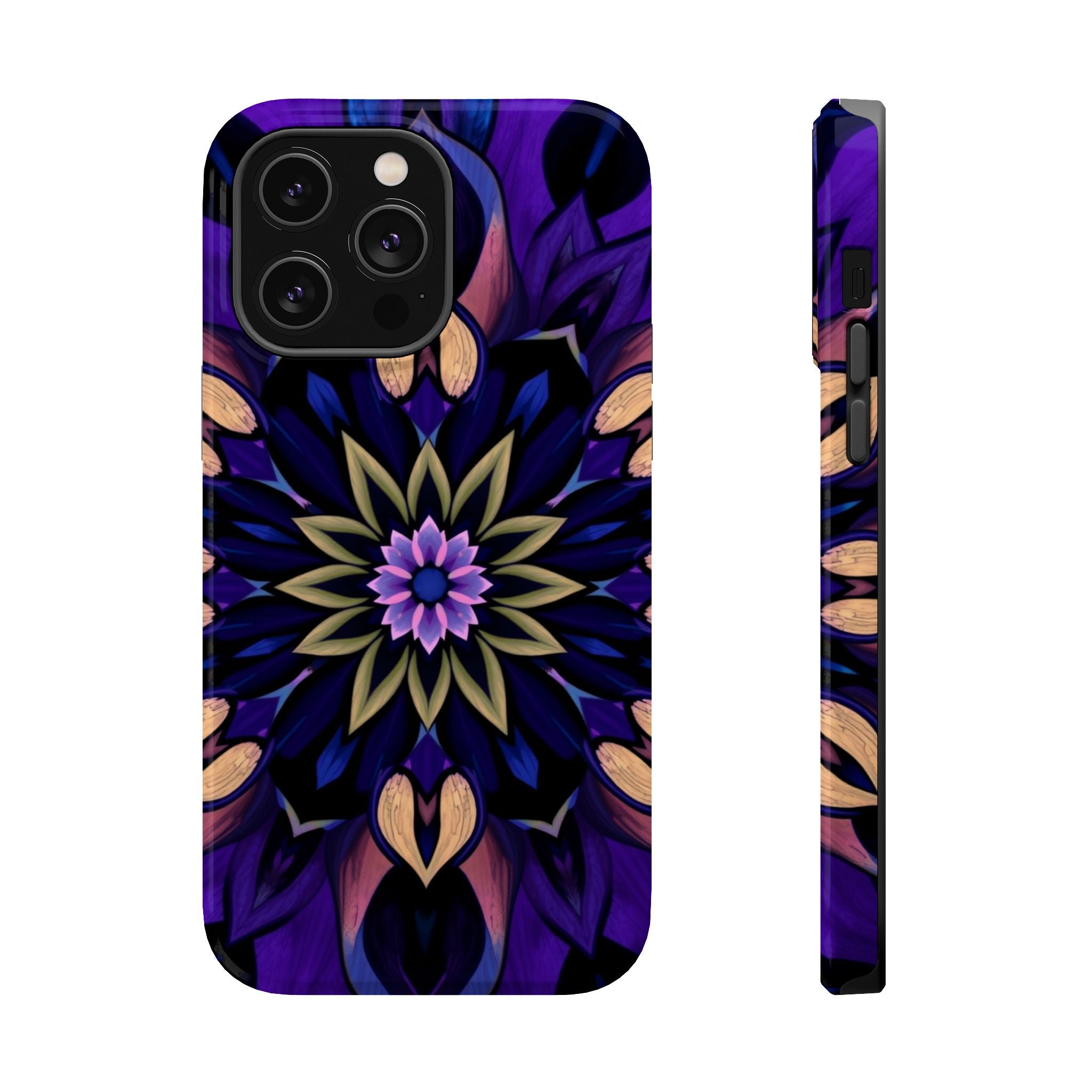iPhone Floral Mandala Mystic Art Bold Modern Everyday Snap Case · iPhone Case