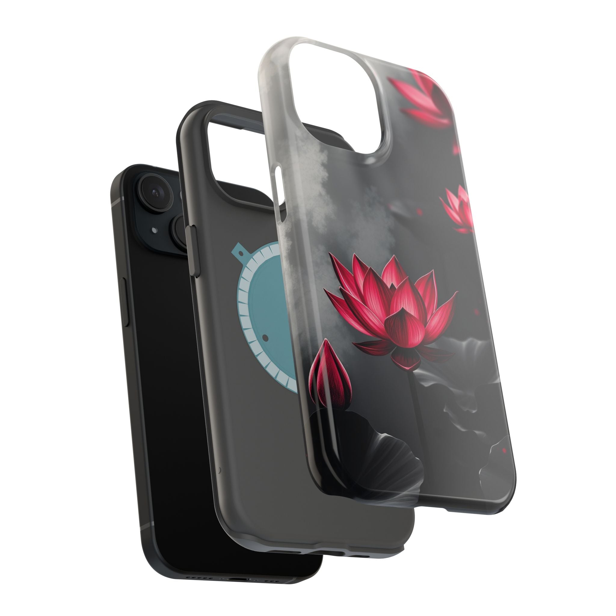 iPhone Lotus Pond Mystic Art 15 Slim Everyday Designer Case · iPhone Case