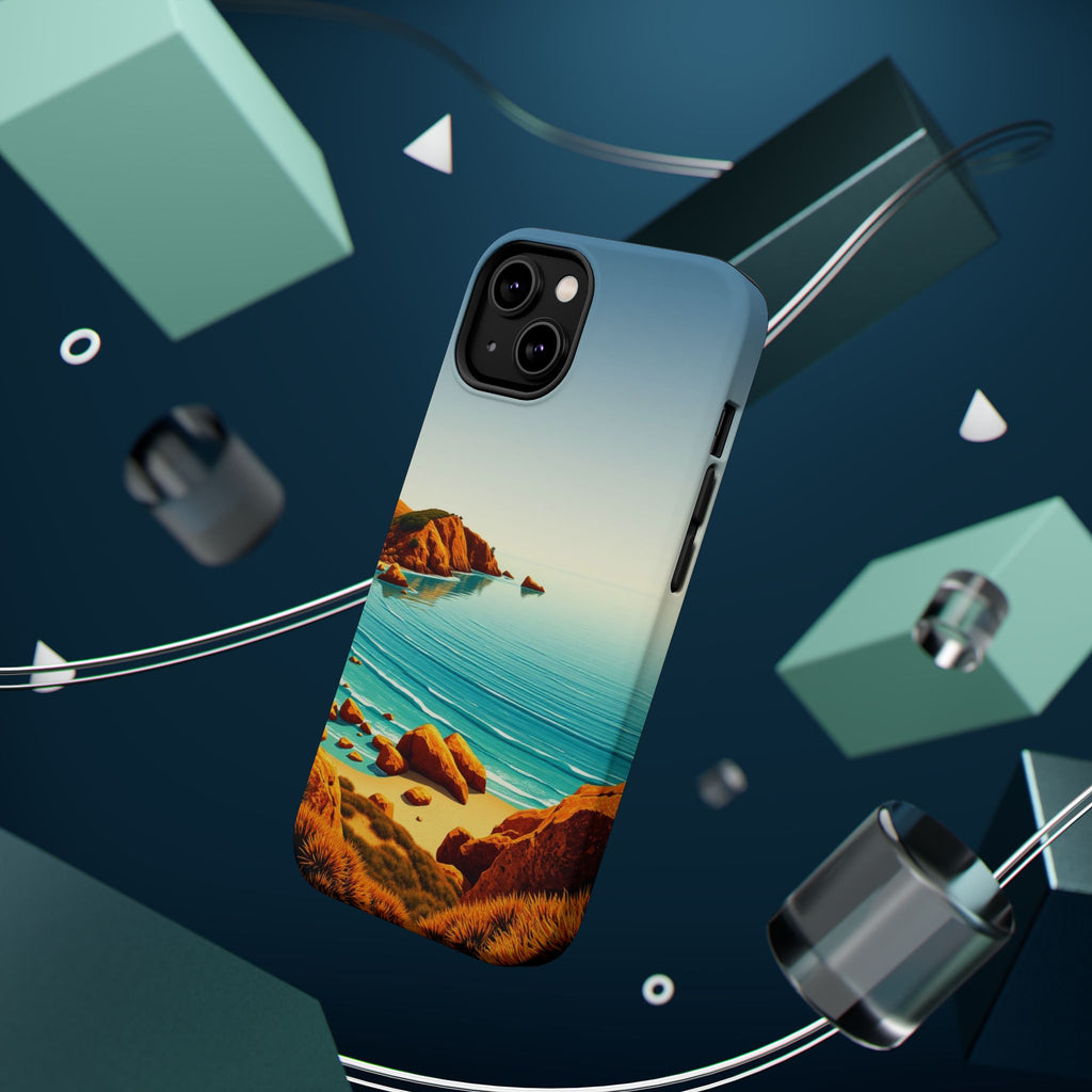 iPhone Mustard And Rust Pebble Beach Slim Everyday iPhone 14 Designer · iPhone C