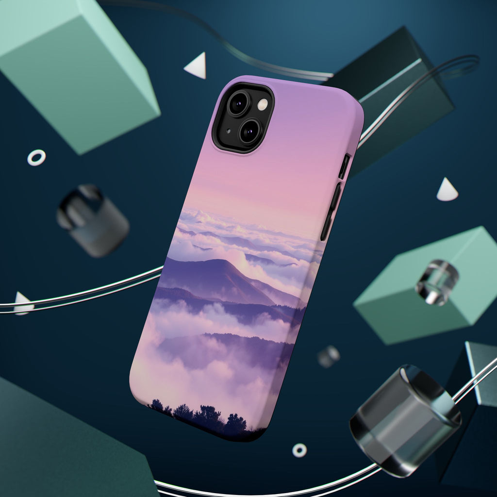 iPhone Fog Rolling Over Hills Electric Art Slim iPhone Everyday · iPhone Case