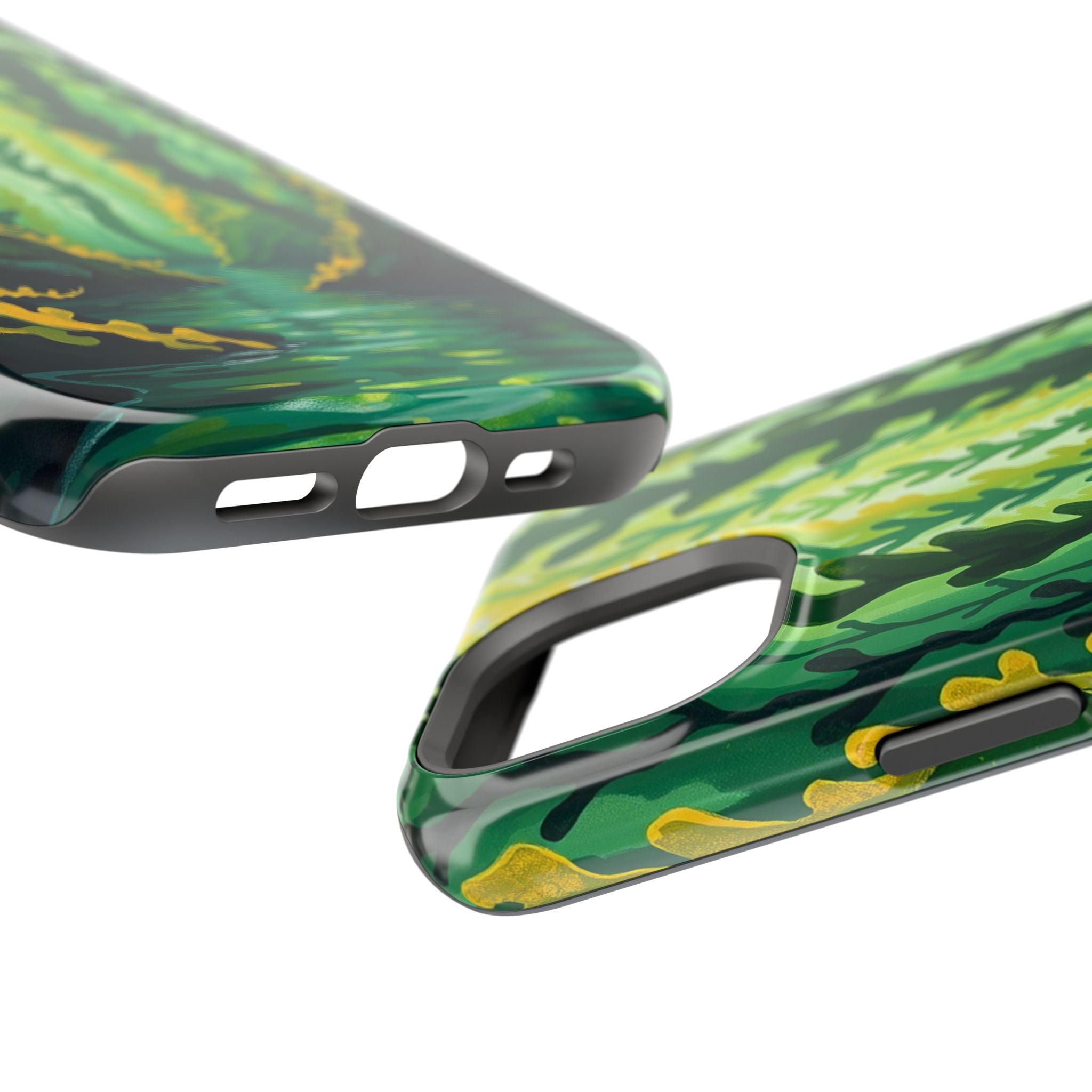 iPhone Kelp Forest Oil Painting Impressionist Slim iPhone Everyday · iPhone Case