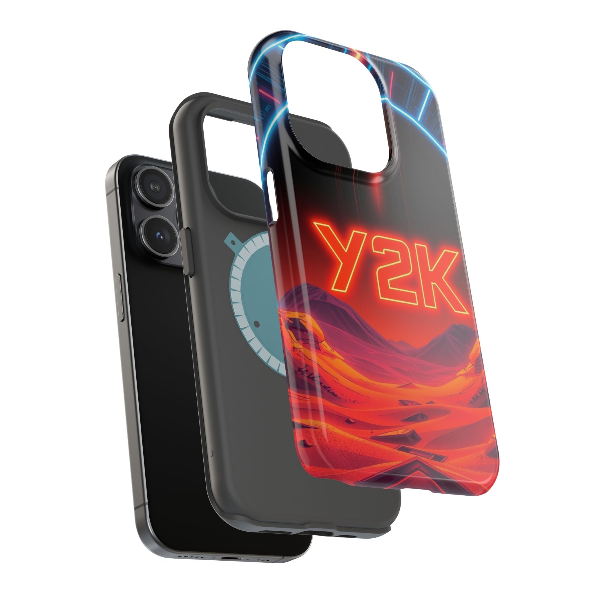 iPhone Y2K Holographic Enchanted Art Slim Everyday Designer Case · iPhone Case