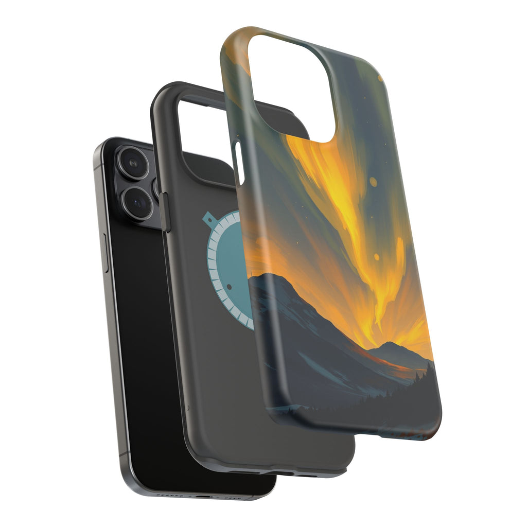 iPhone Serene Northern Lights Design Slim Everyday Designer Case · iPhone Case