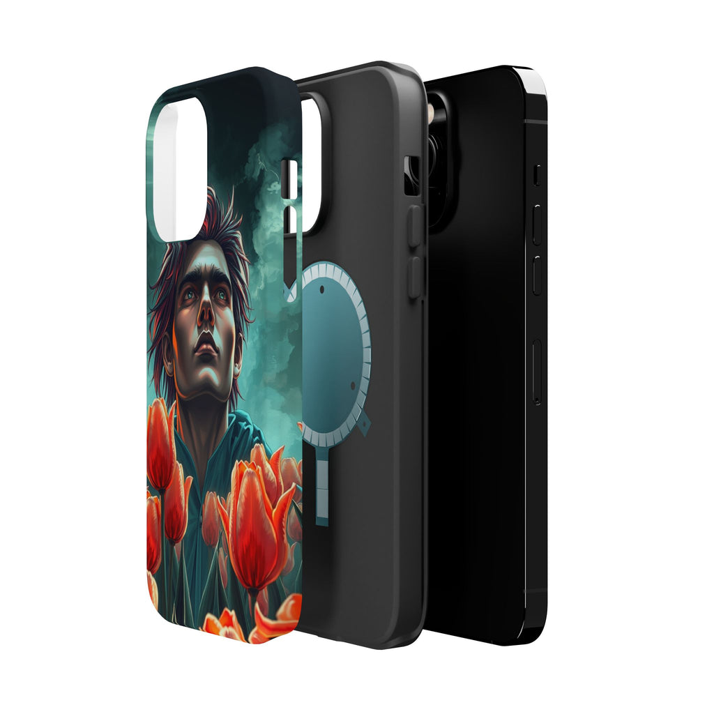 iPhone Tulip Row Electric Art Slim Everyday Designer Case · iPhone Case