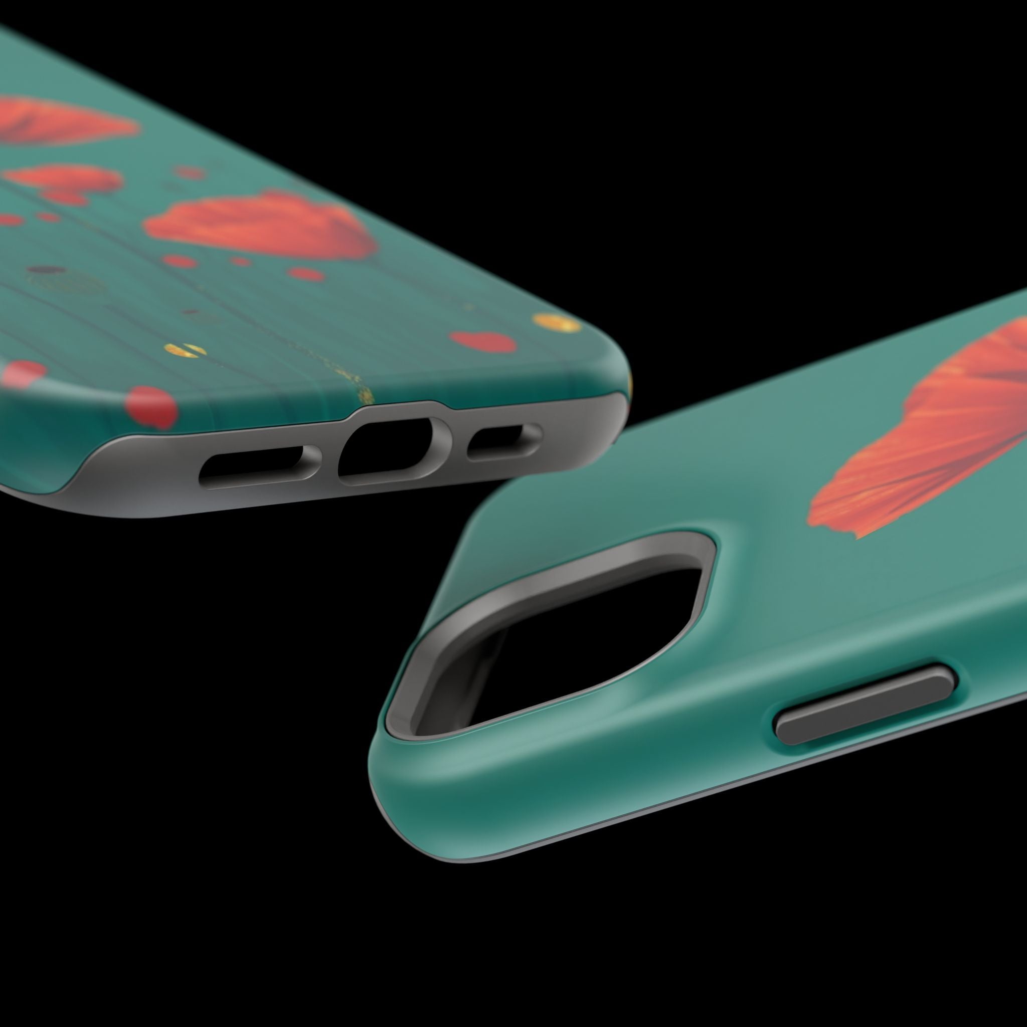 iPhone Earthy Poppy Field Design Bold Modern Everyday Snap Case · iPhone Case