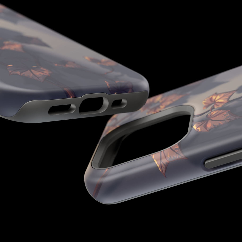 iPhone Charcoal And Copper Art Nouveau Vine Soft iPhone 13 Finish · iPhone Case
