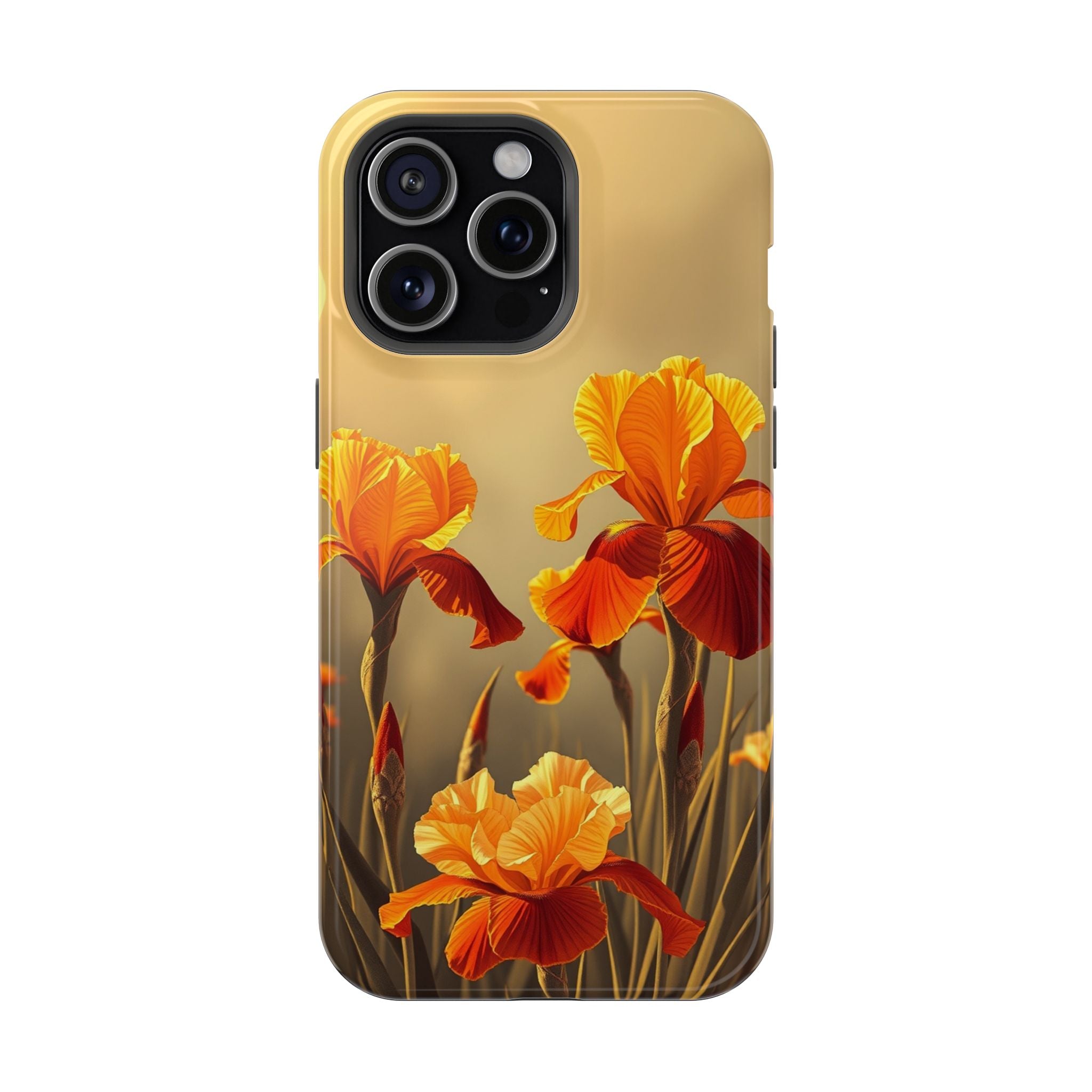 iPhone Iris Garden Gold Foil Luxury Slim Everyday Designer Case · iPhone Case