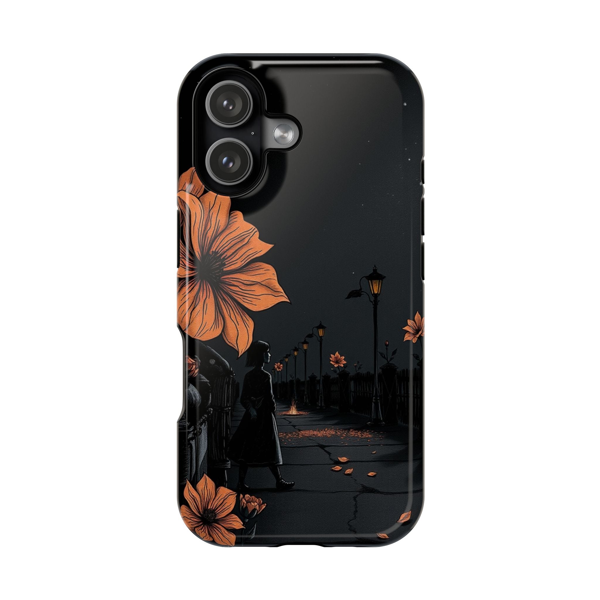 iPhone Night Bloomer Electric Art Bold Modern Everyday Snap Case · iPhone Case