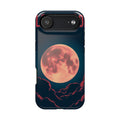 iPhone Blood Moon Rise Vintage Retro Poster Slim Everyday Designer Case · iPhone