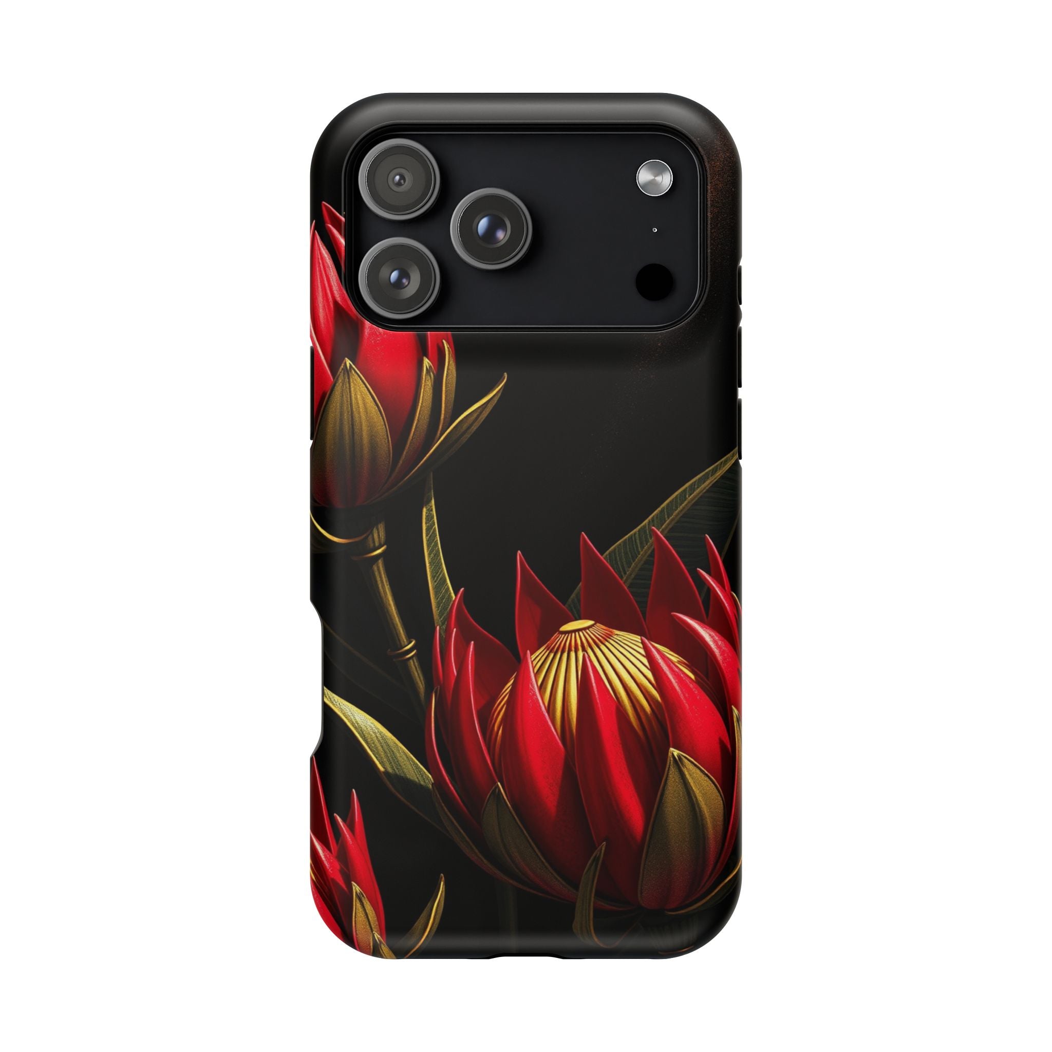 iPhone Protea Bold Gold Foil Luxury Slim Everyday Designer Case · iPhone Case