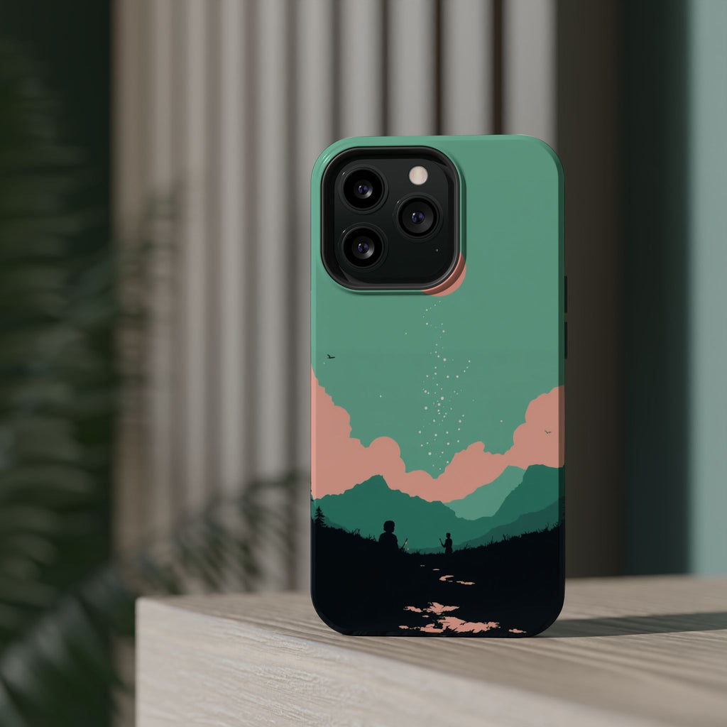 iPhone Magnetic Field Electric Art Bold Modern Everyday Snap Case · iPhone Case