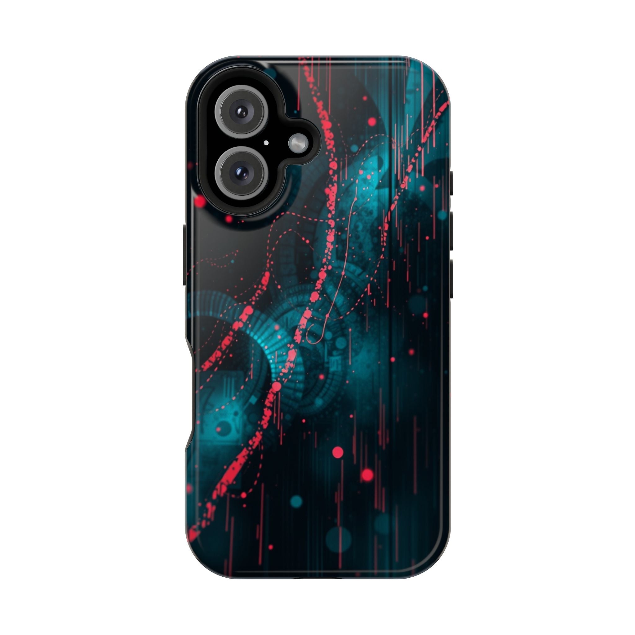 iPhone Digital Noise Cinematic Art Bold Modern Everyday Snap Case · iPhone Case
