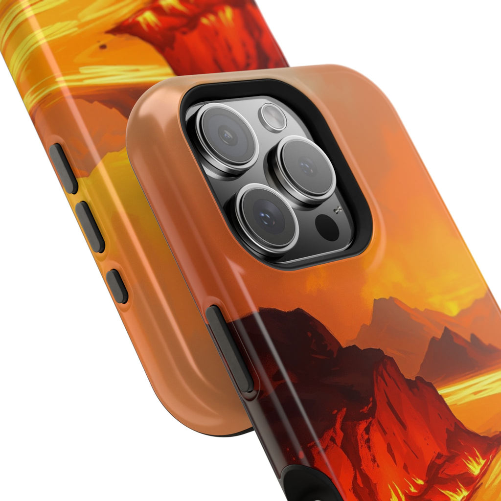 iPhone Burnt Orange And Sand Wildfire Glow Slim iPhone Everyday · iPhone Case