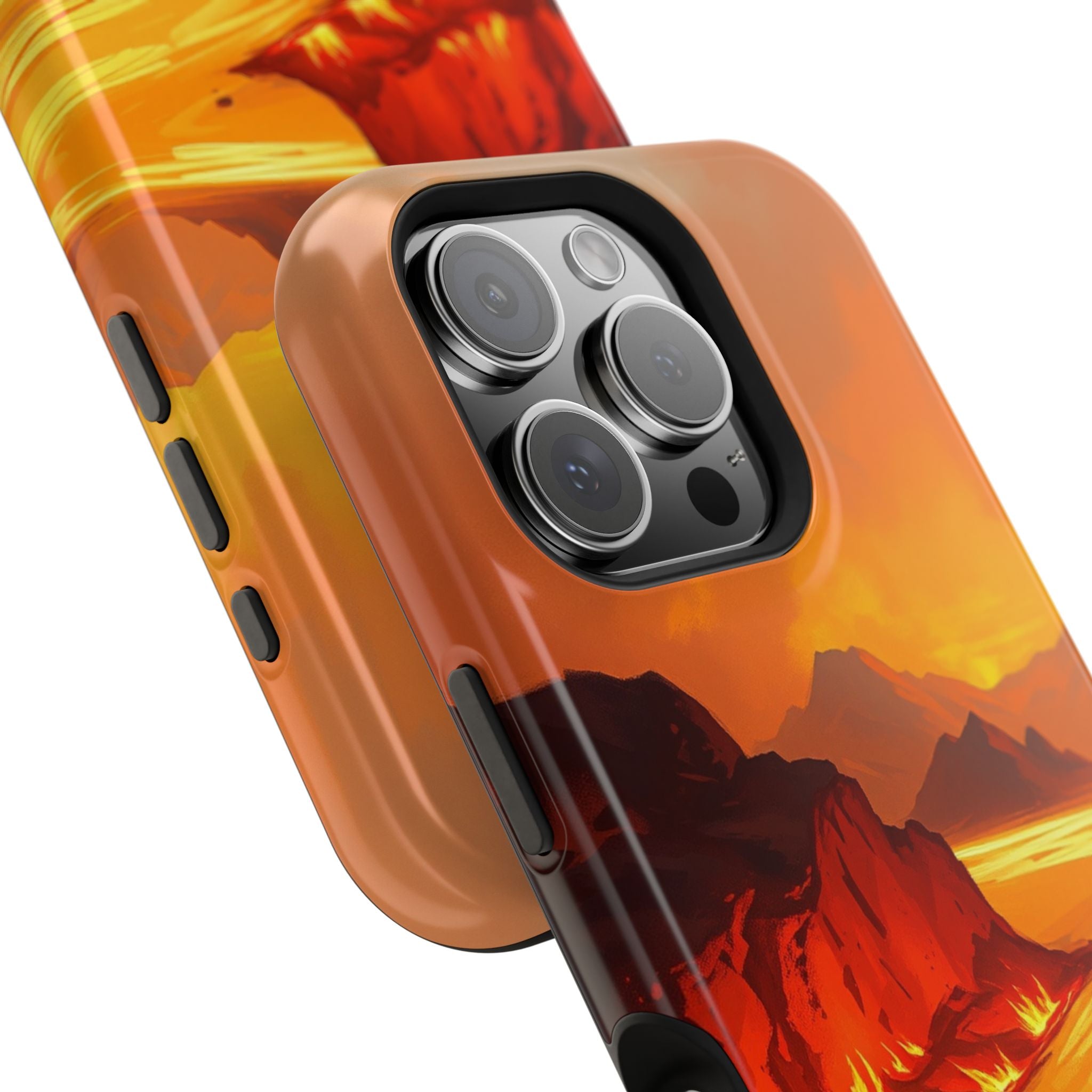 iPhone Burnt Orange And Sand Wildfire Glow Slim iPhone Everyday · iPhone Case