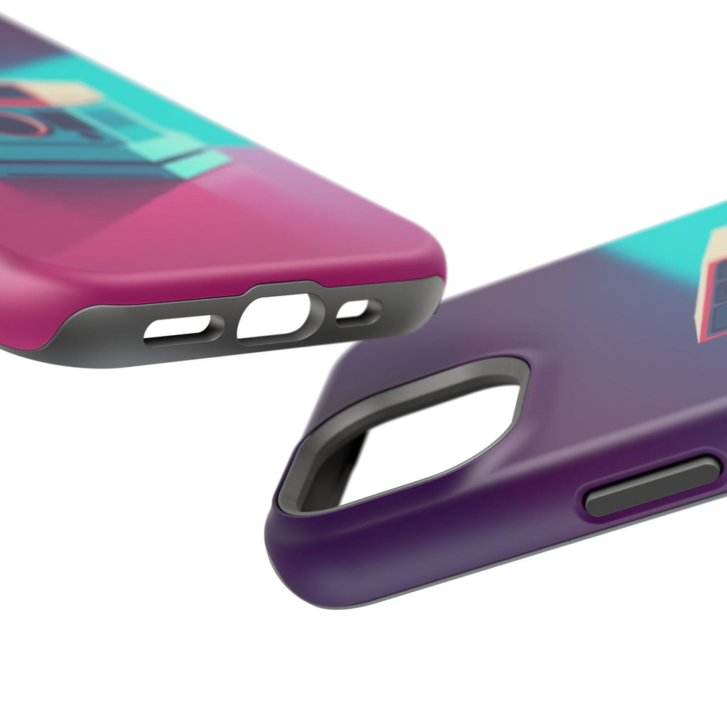 iPhone Polaroid Stack Memory Pop Art Bold Slim Everyday Designer Case · iPhone C