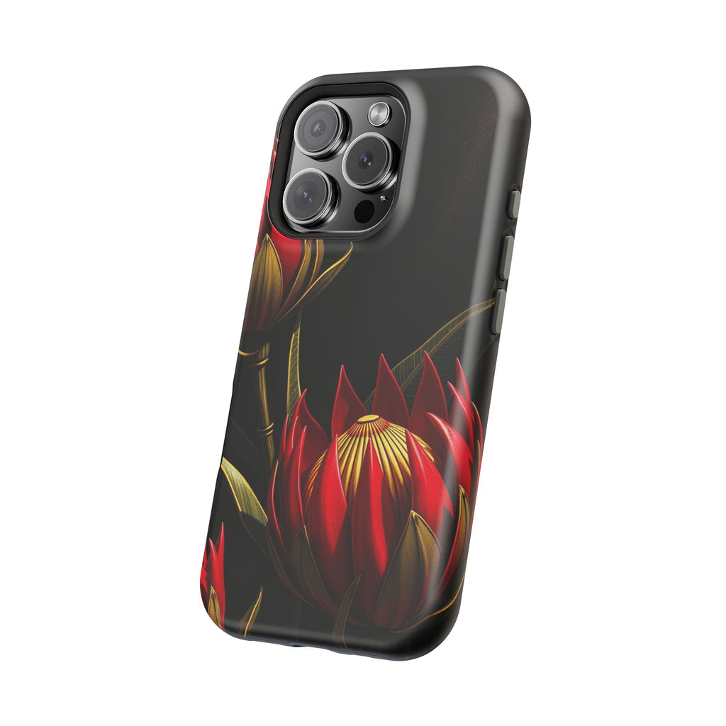 iPhone Protea Bold Gold Foil Luxury Slim Everyday Designer Case · iPhone Case