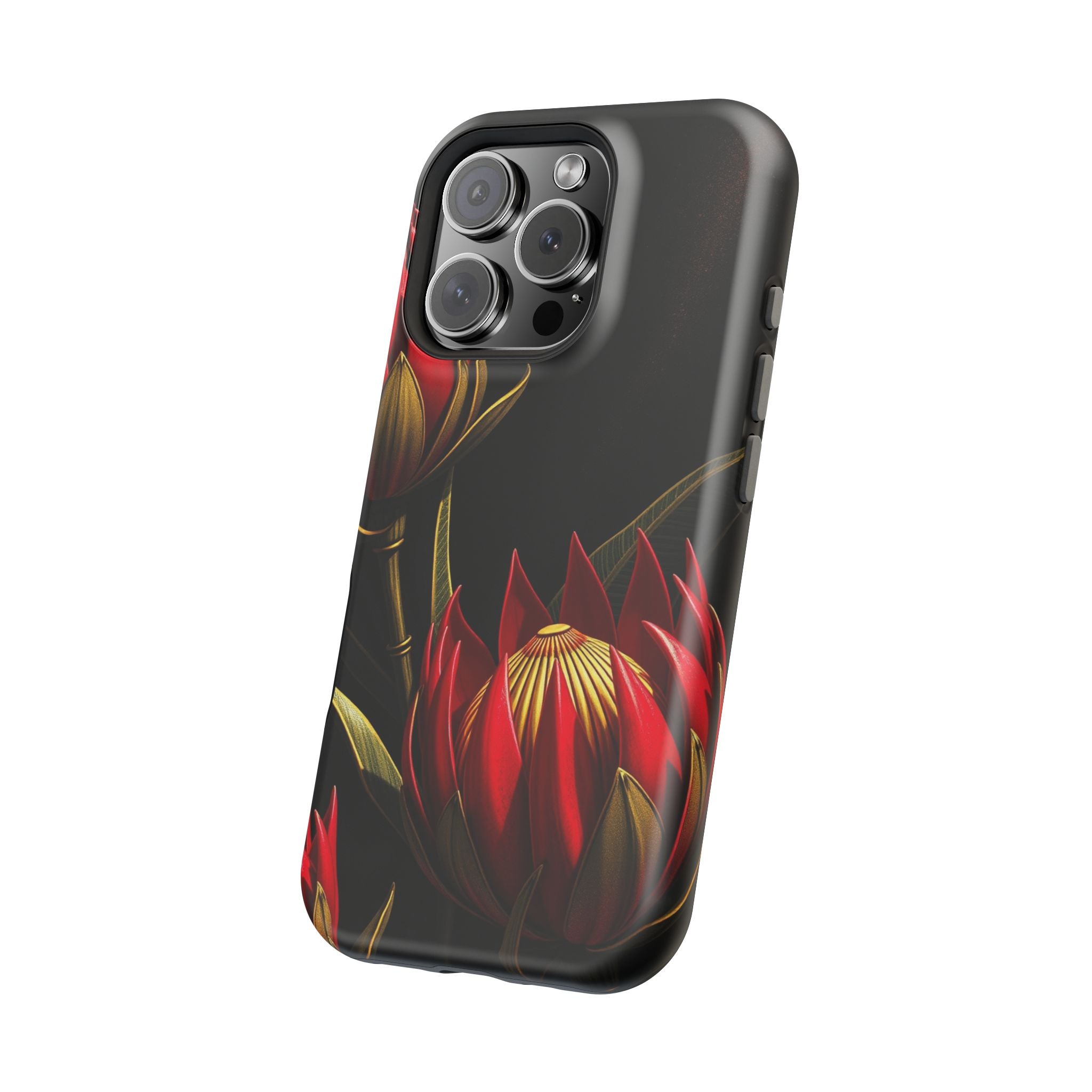iPhone Protea Bold Gold Foil Luxury Slim Everyday Designer Case · iPhone Case